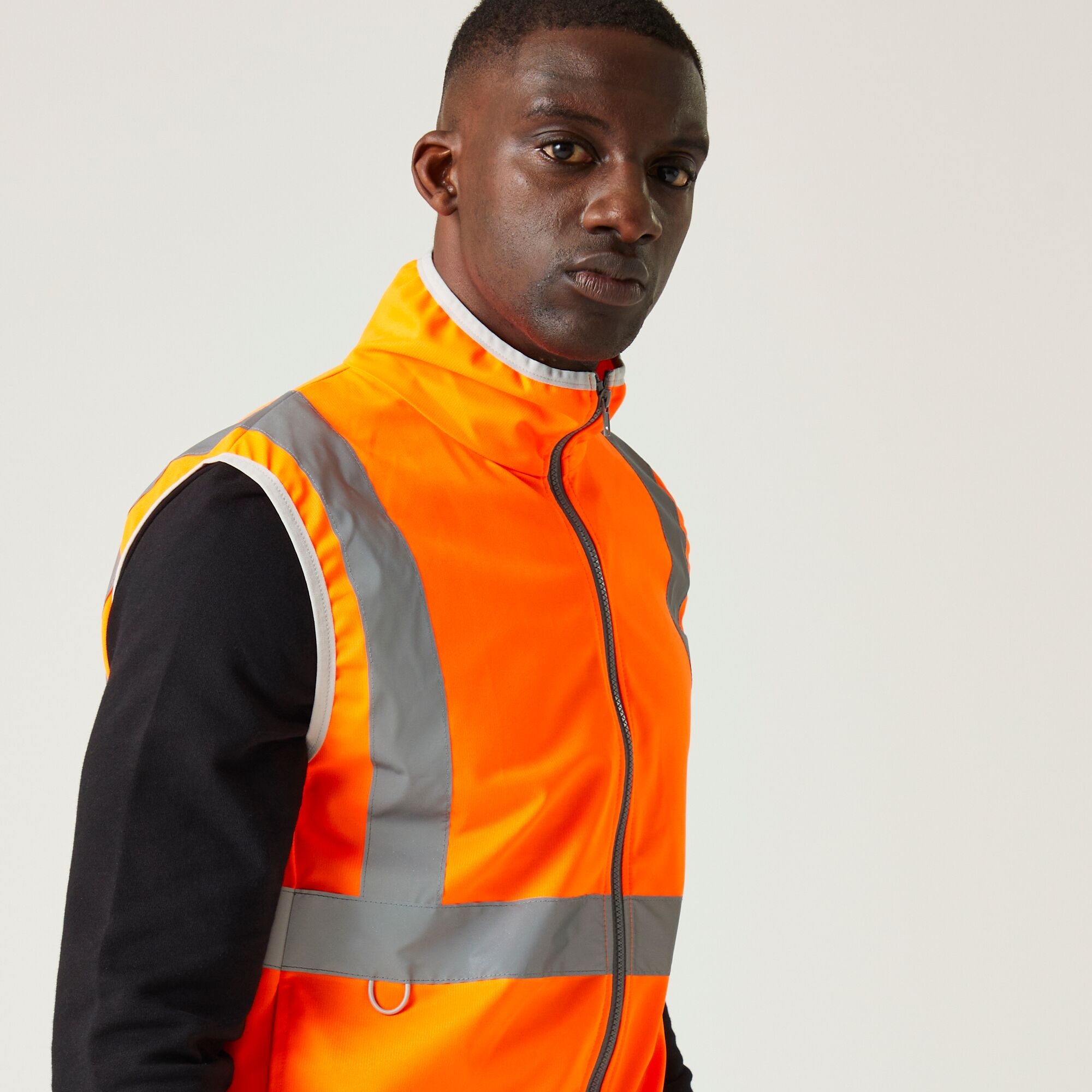 Men's Pro HI-VIS Full Zip Gilet | Orange