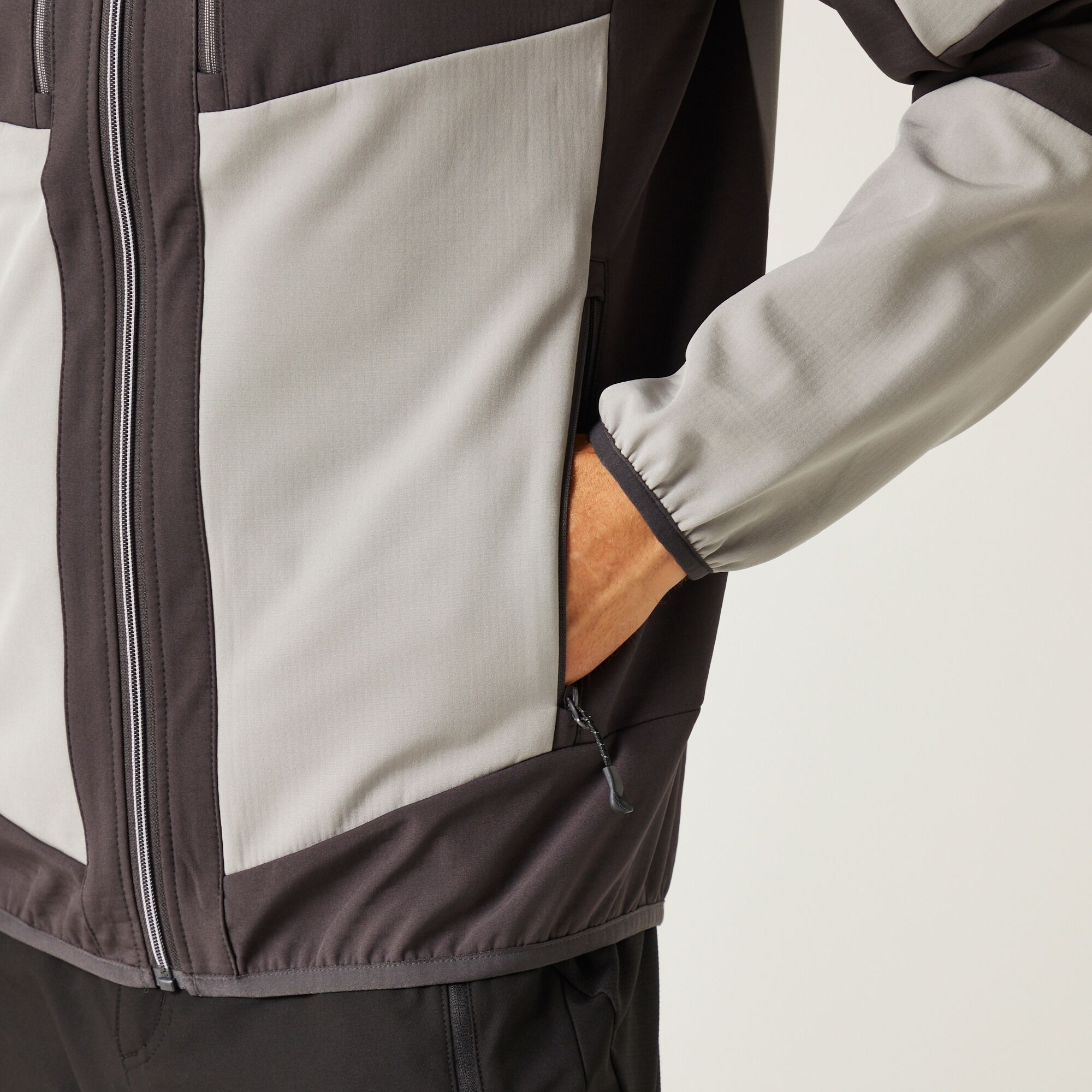 Men's E-Volve 2 Layer Softshell Jacket | Mineral Grey Ash