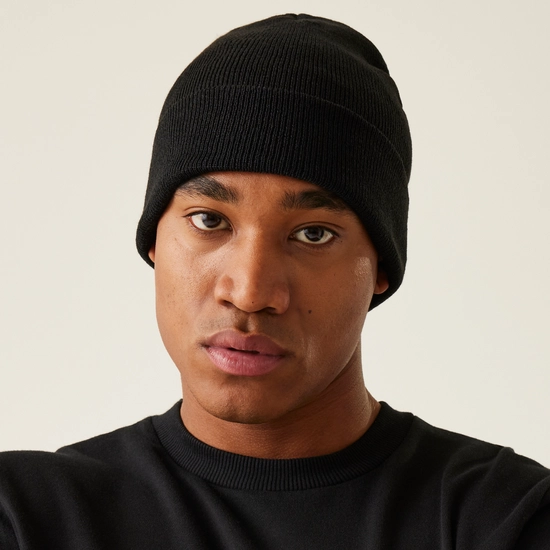 Men's Axton Cuffed Beanie | Black