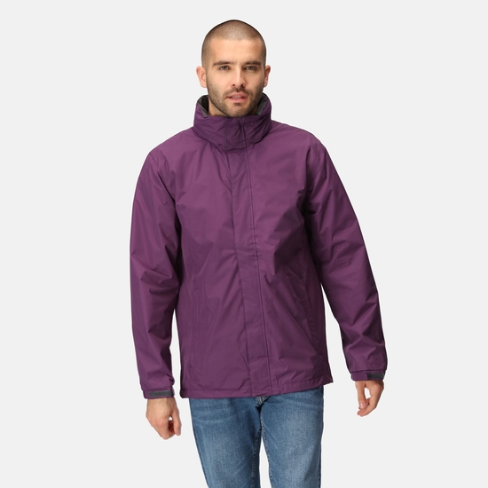 Men's Ardmore Shell Jacket | Majestic Purple Seal Grey