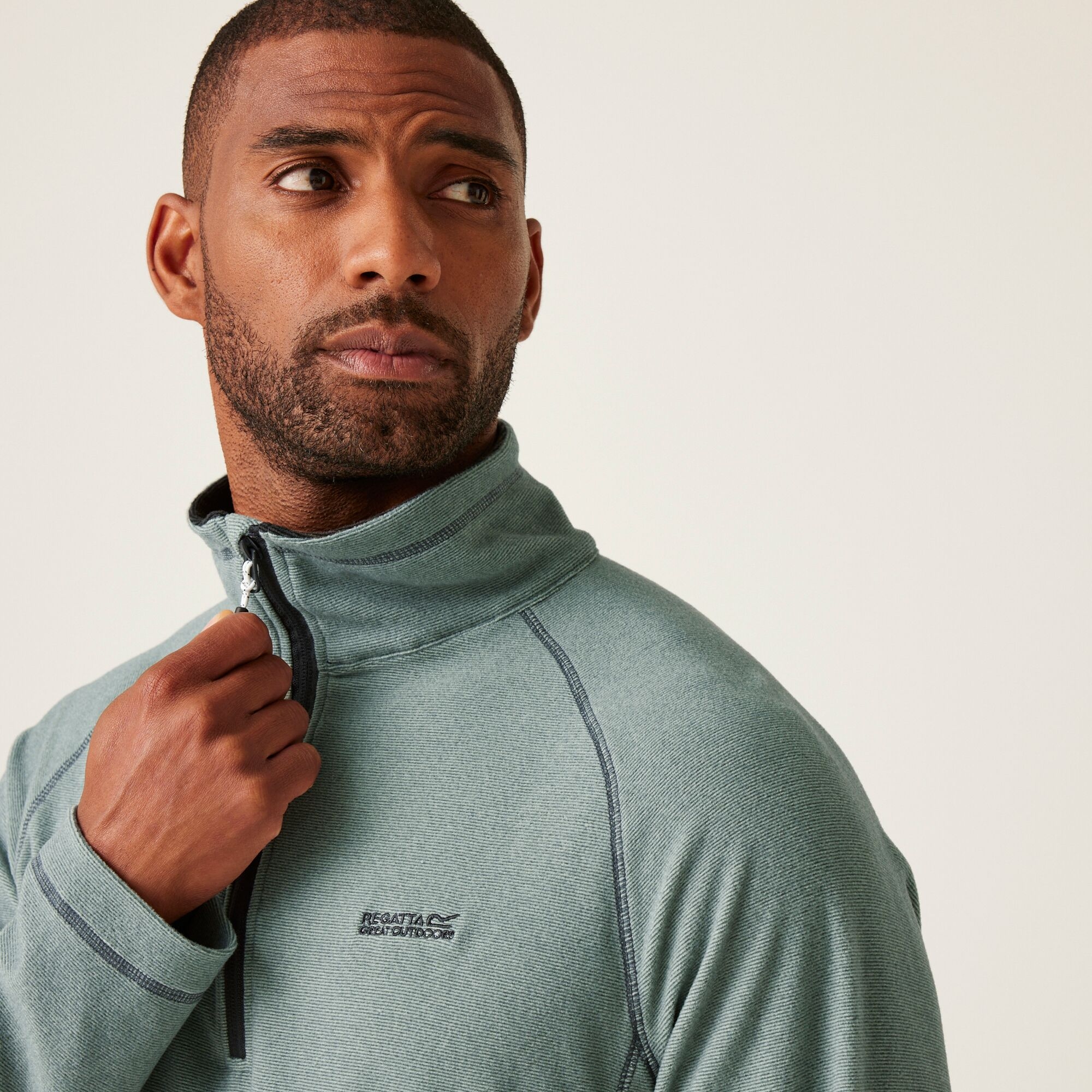 Men's Montes Lightweight Half Zip Fleece | Glacier Stormy Weather