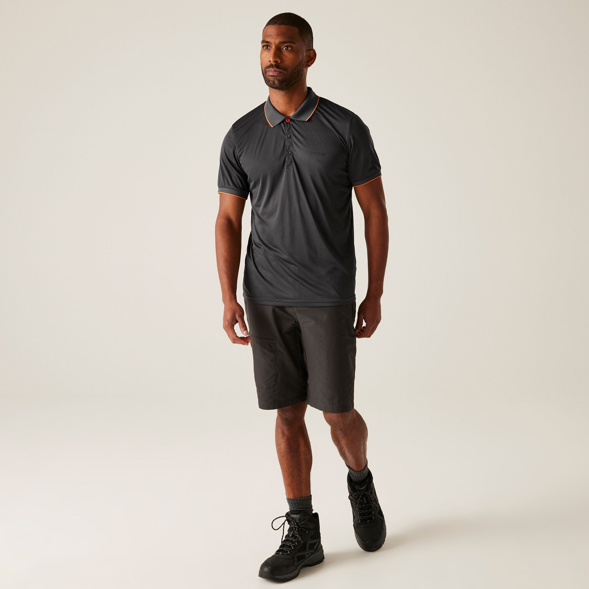 Men's Remex II Jersey Polo Shirt | Ash Fox Solid