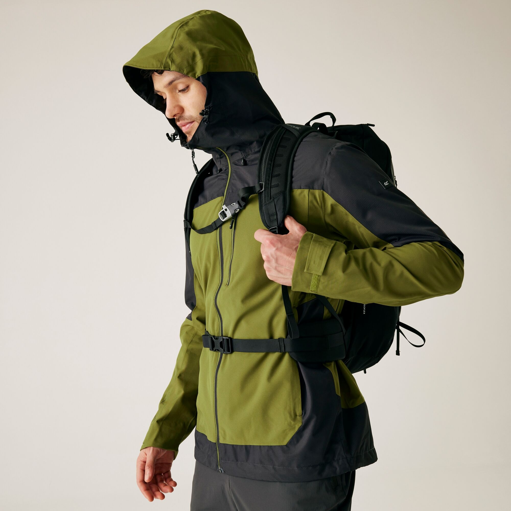 Men's Highton IV Stretch Waterproof Jacket | Nephrite Green Ash