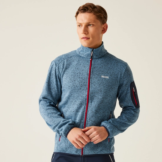 Men's Newhill Full Zip Fleece | Moroccan Blue Navy Fox