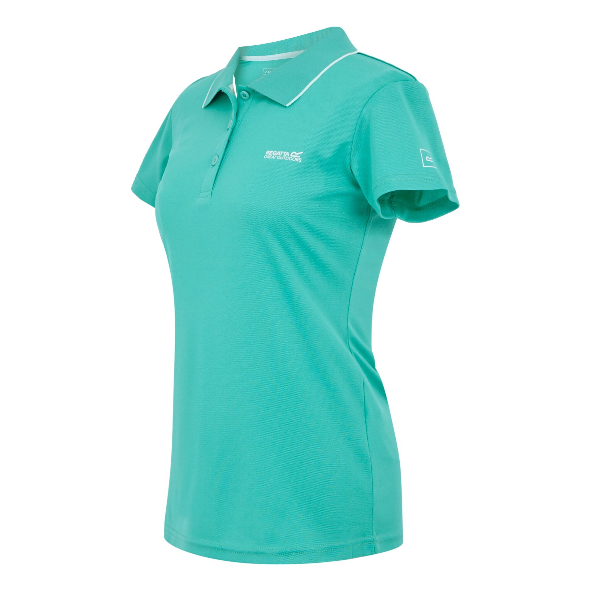 Women's Maverick V Active Polo Shirt | Turquoise Icy Morn