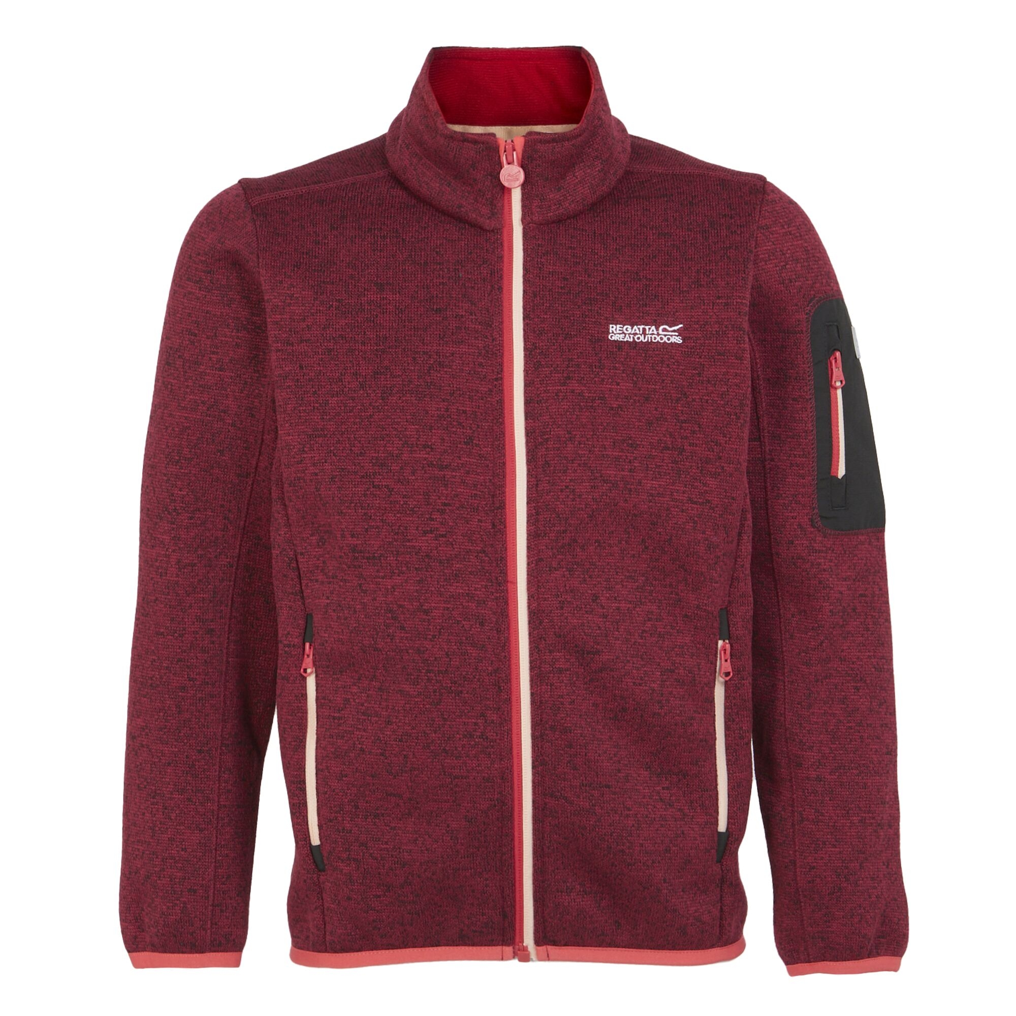 Kids' Newhill Full Zip Fleece | Rumba Red Red Sky