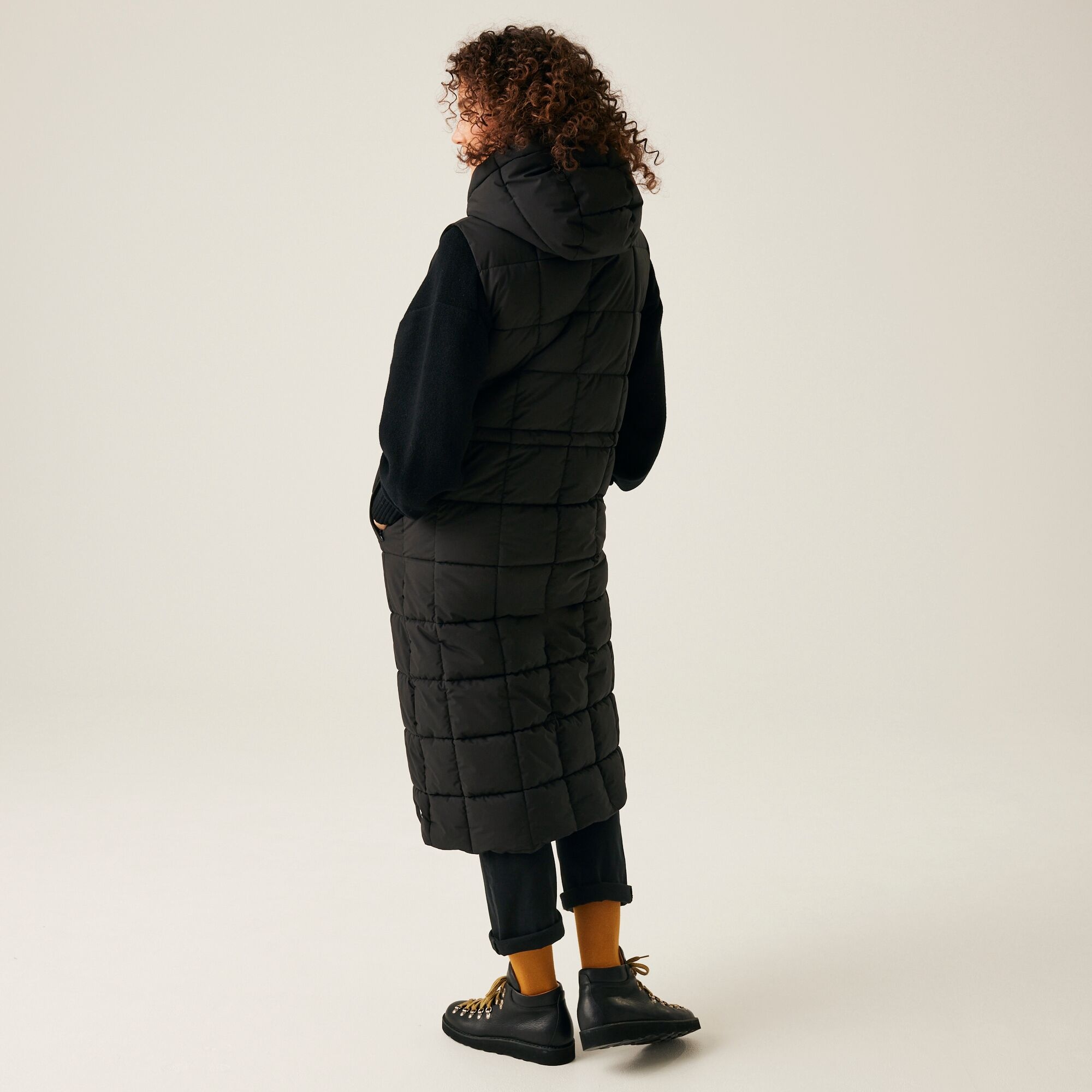 Women's Leandra Longline Gilet | Black