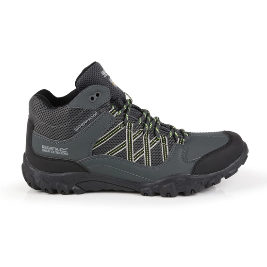 Men's Edgepoint Waterproof Mid Walking Boots | Navy Rio Red