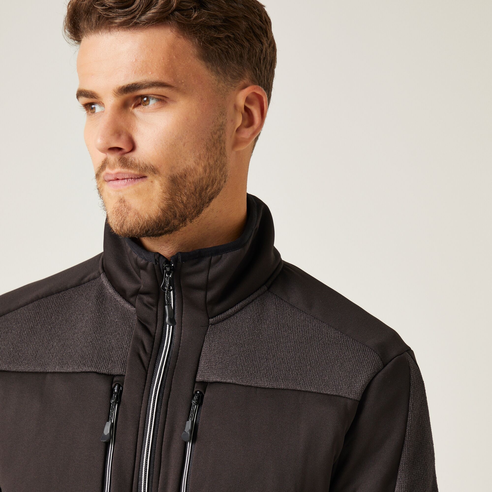 Men's E-Volve Stretch Midlayer | Ash Black