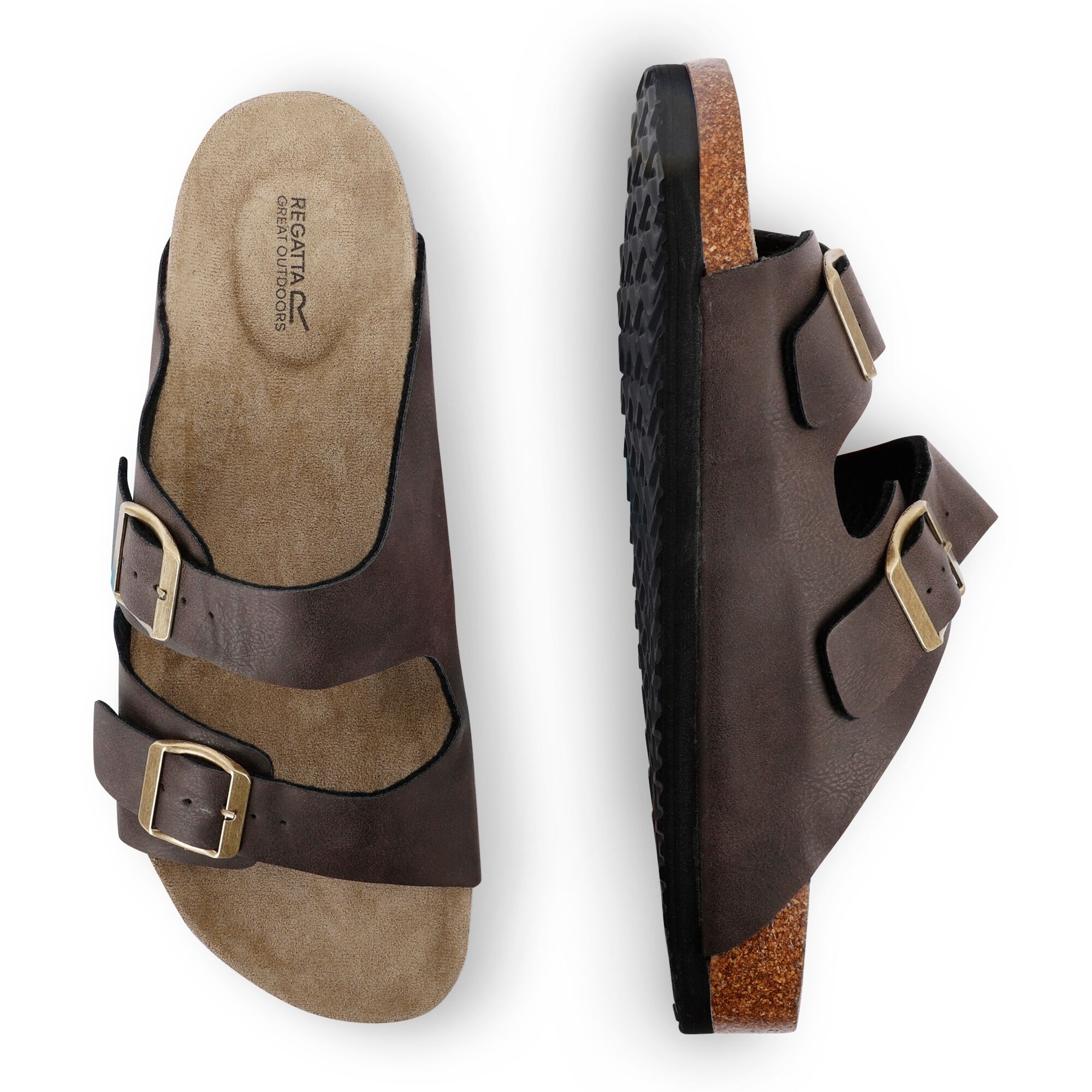Men's Asby Double Strap Sandals | Peat