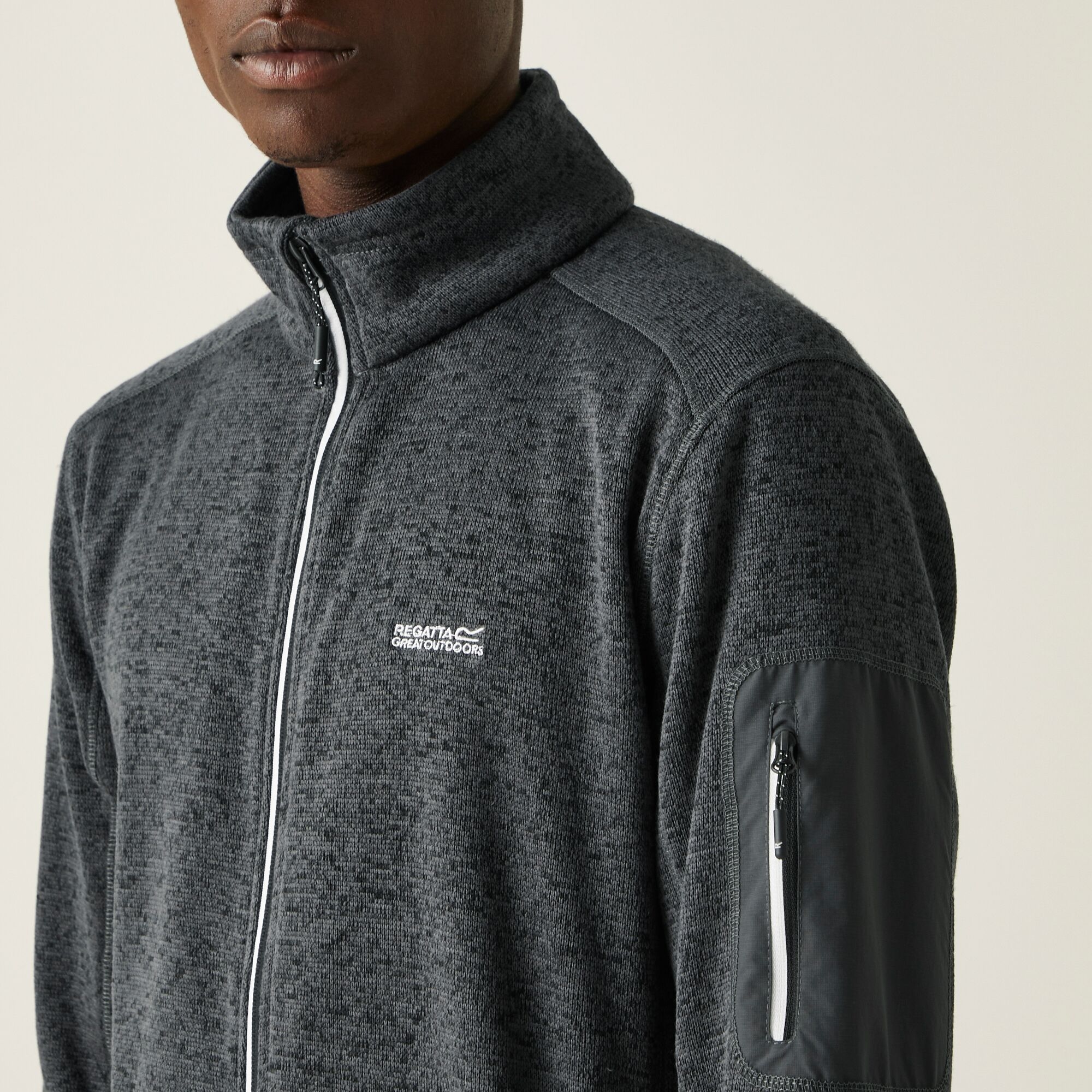 Men's Newhill Full Zip Fleece | Ash