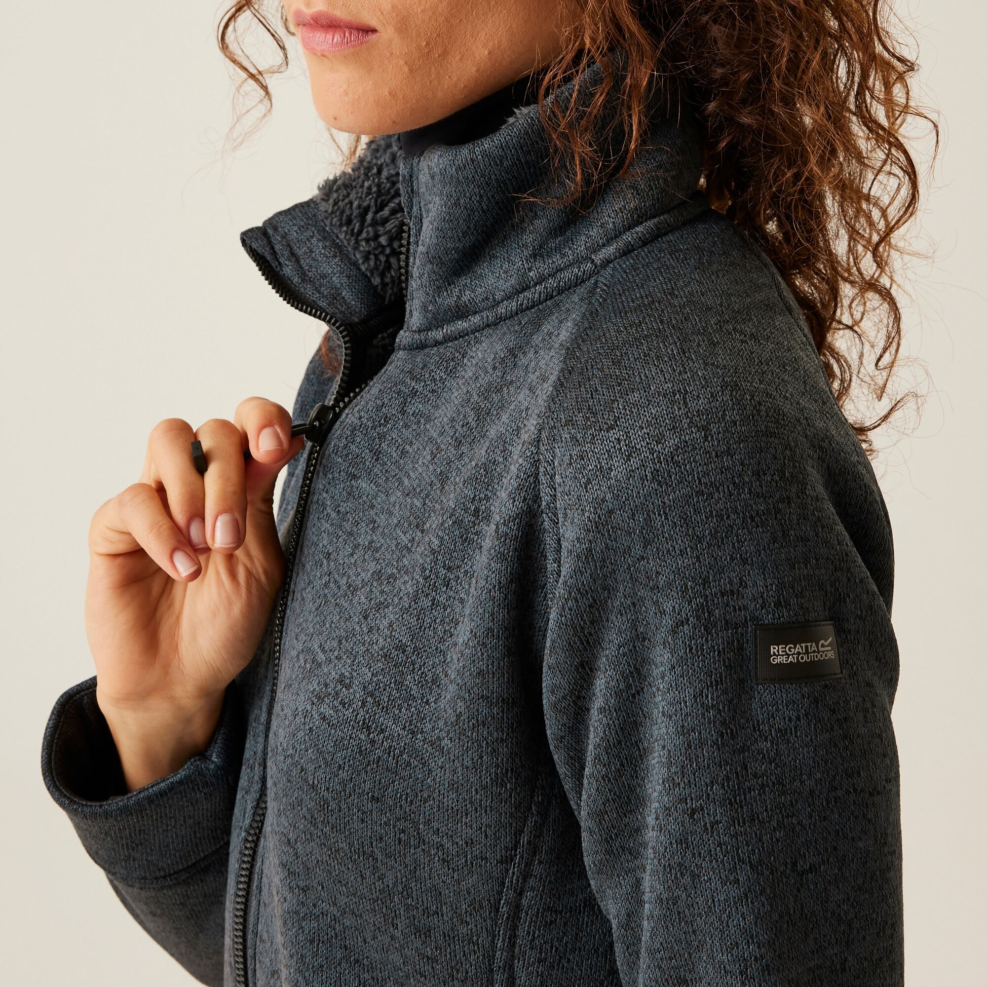 Women's Emilide Longer Length Fleece | Seal Grey