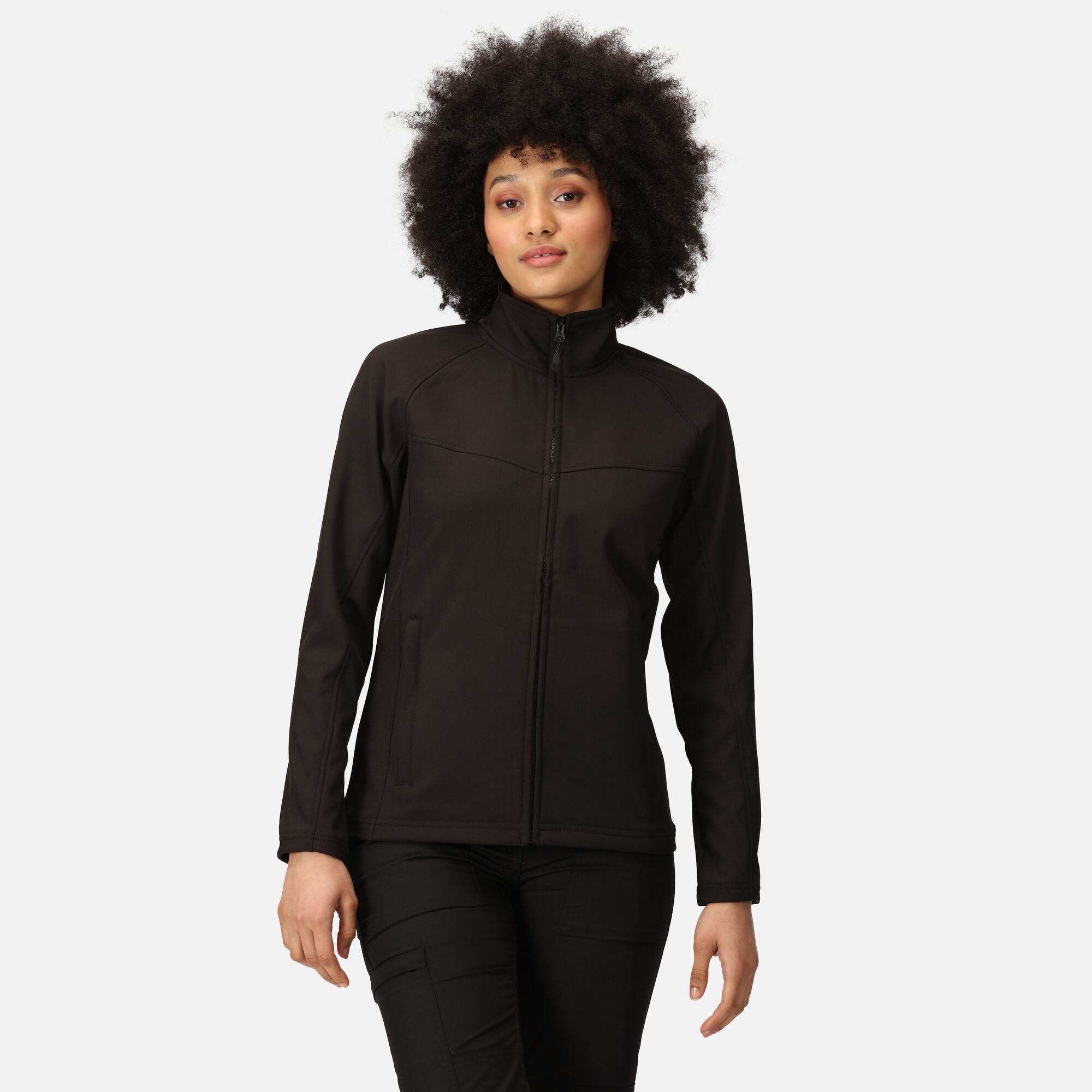 Women's Uproar Interactive Softshell Jacket | Black