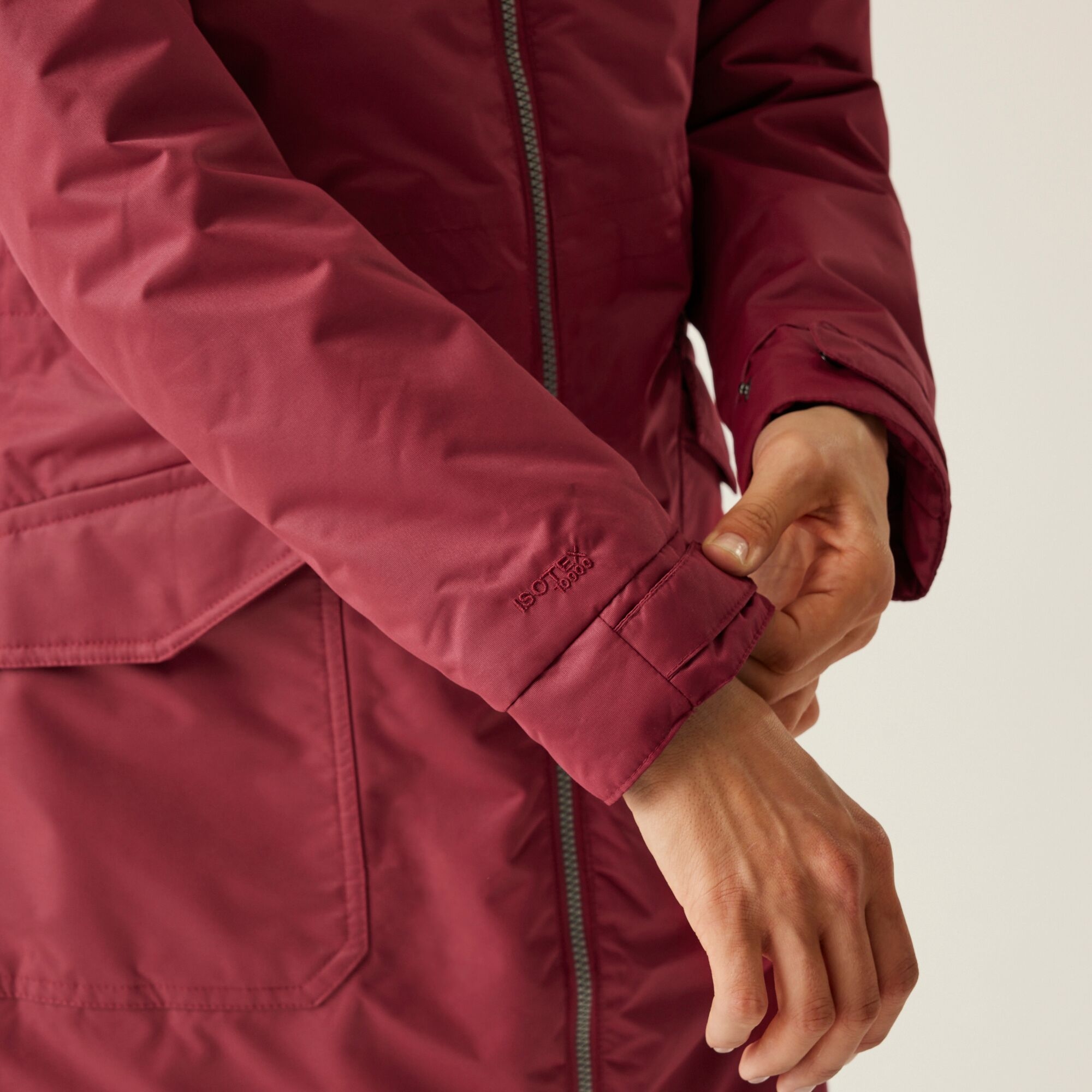 Women's Romine II Waterproof Parka Jacket | Rumba Red Black