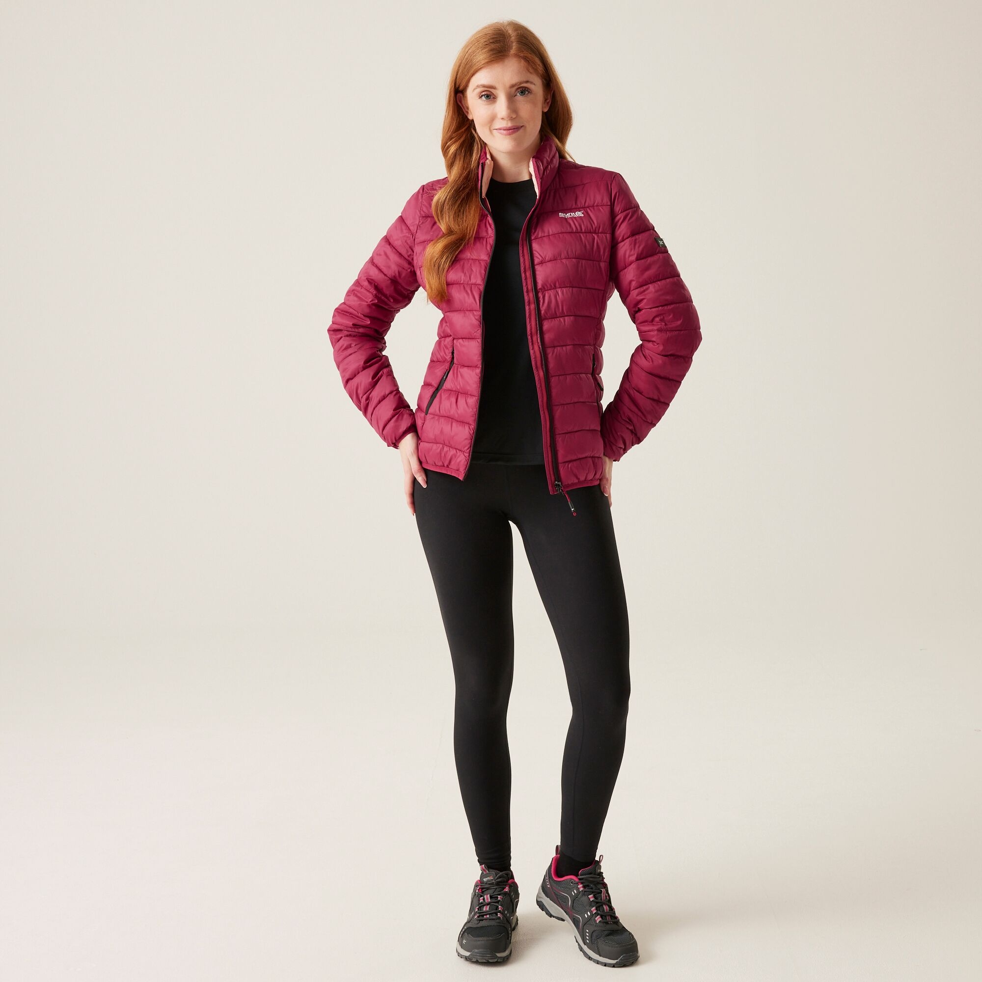 Women's Marizion Quilted Jacket | Rumba Red Peach Parfait