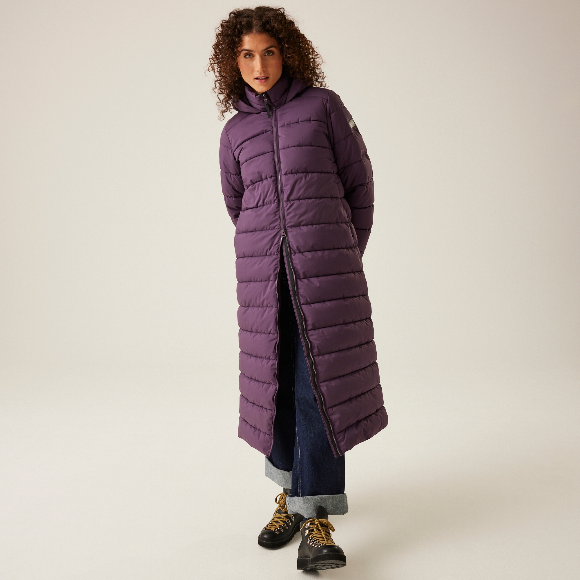 Women's Elender Quilted Jacket | Deep Plum