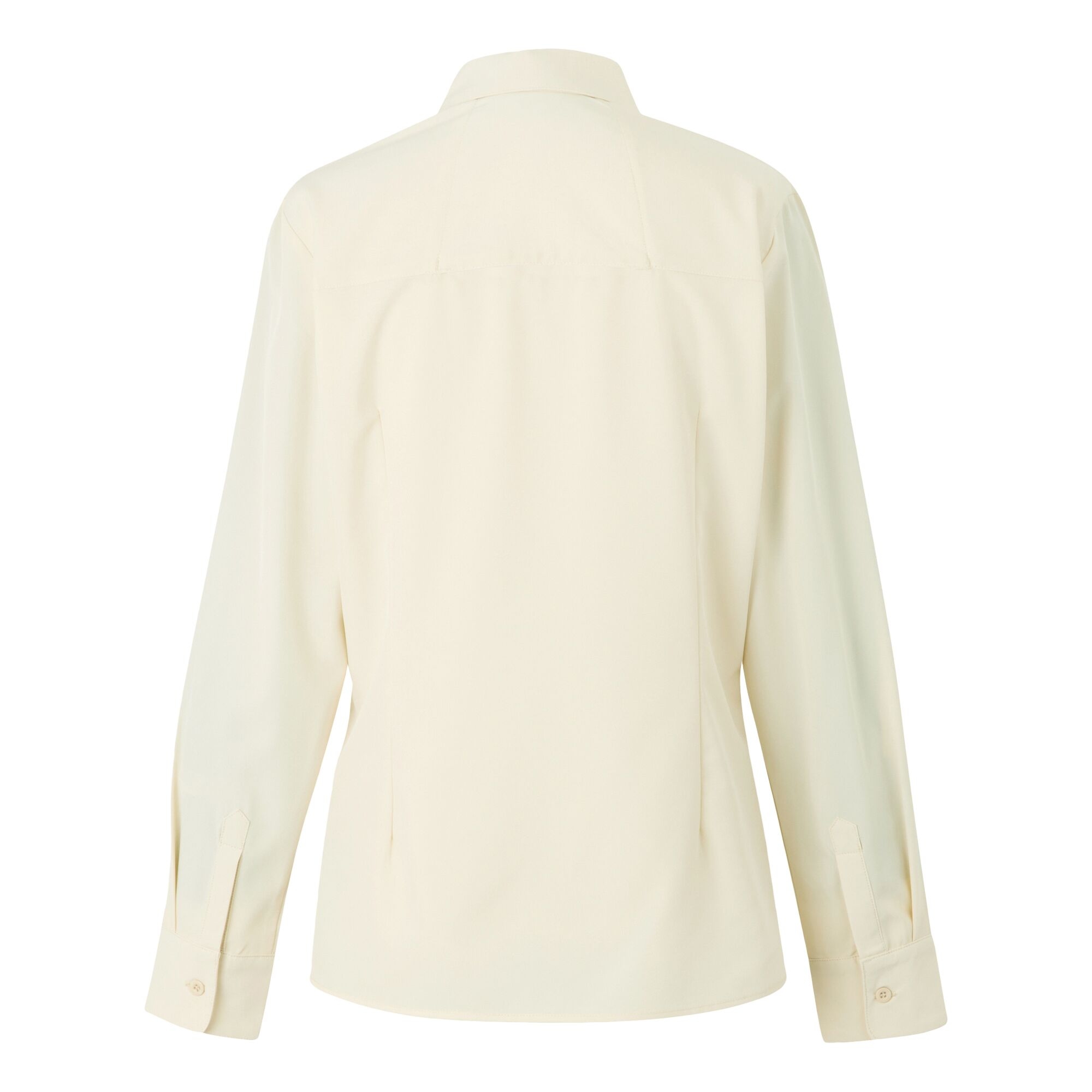 Women's Travel Packaway Long Sleeve Shirt | Light Vanilla Solid