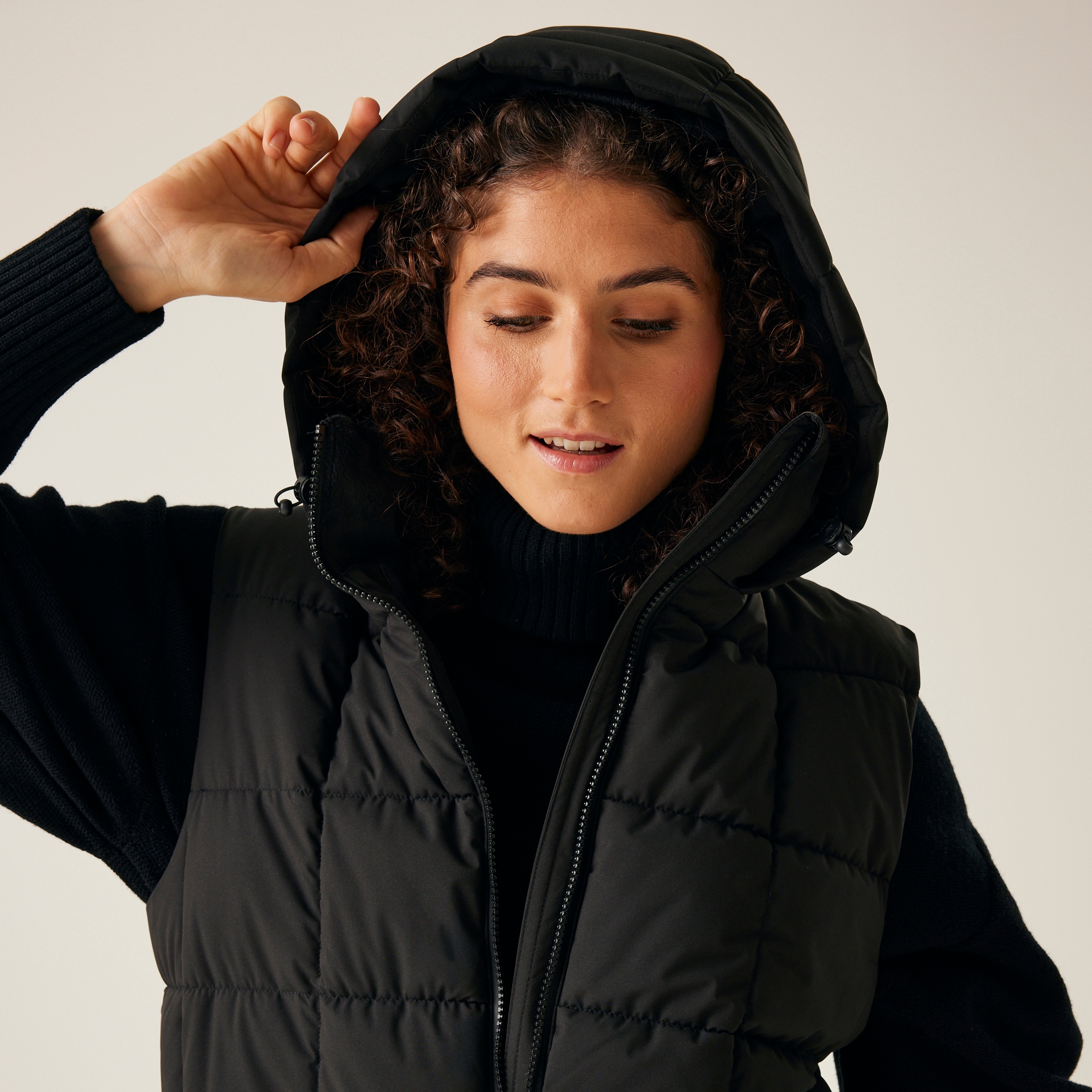 Women's Leandra Longline Gilet | Black
