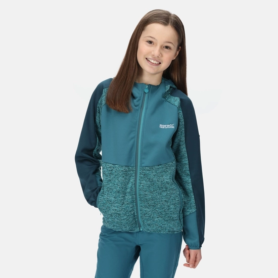 Kids' Dissolver VI Marl Knit Fleece | Skydiver Blue Dark GreyAdmiral Blue