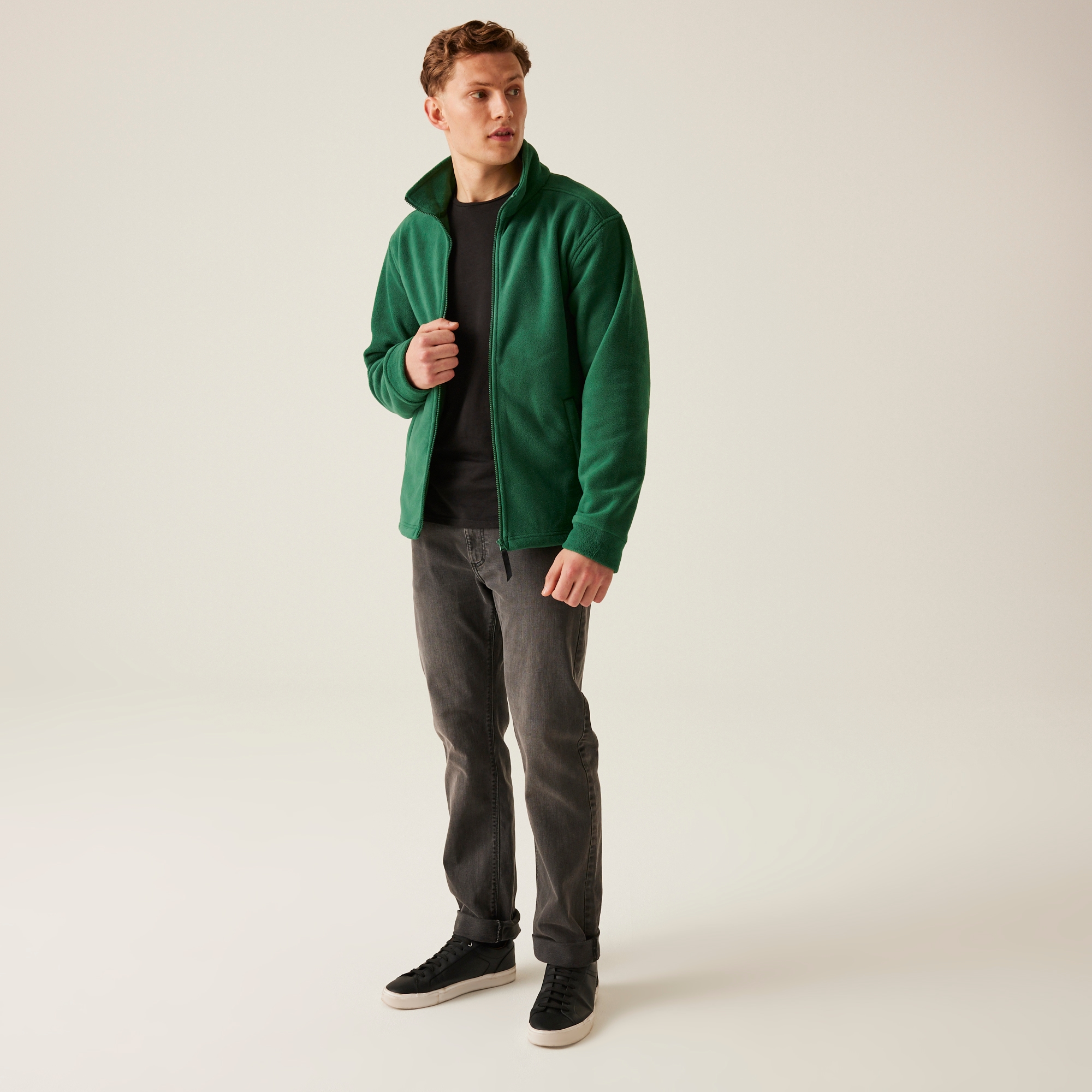 Men's Thor 300 Full Zip Fleece | Bottle Green