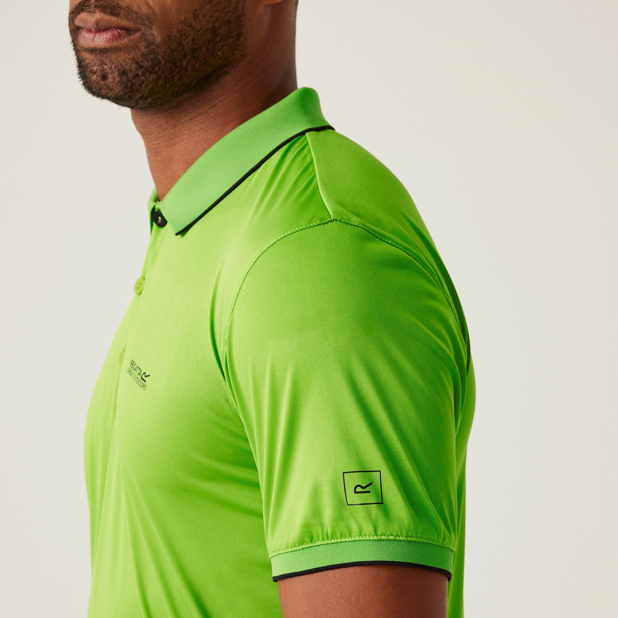 Men's Remex II Jersey Polo Shirt | Grenoble Green Solid