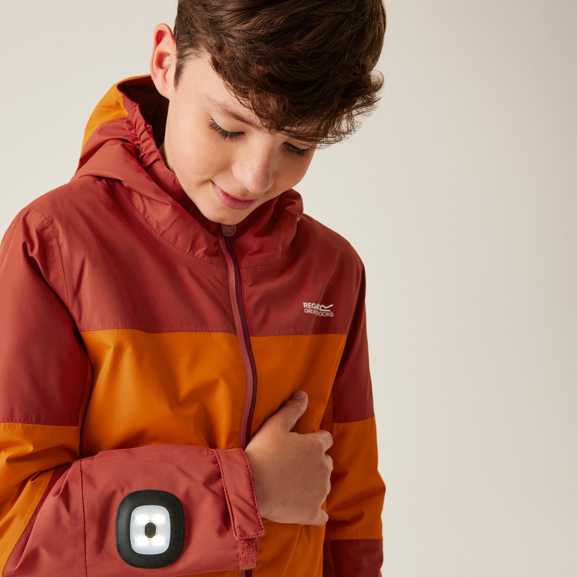 Kids' Beamz IV Waterproof Jacket | Fox Red Ochre