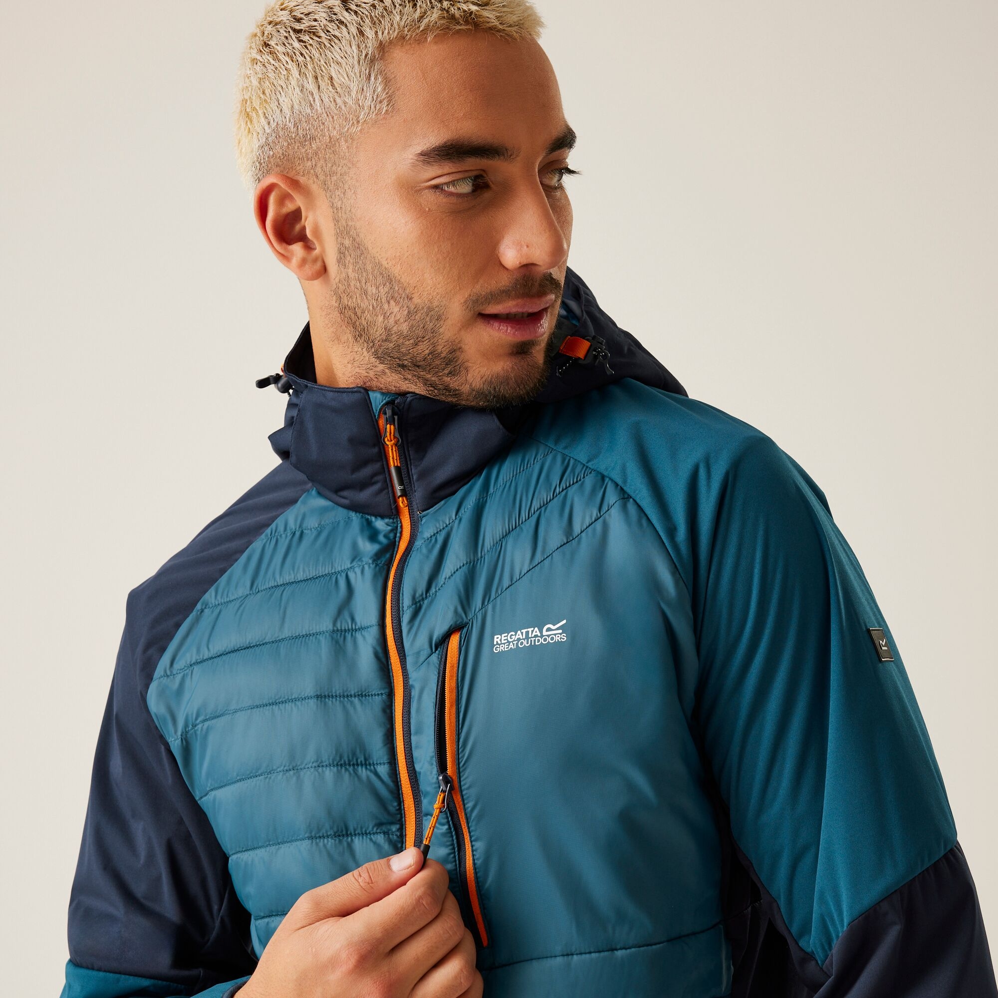 Men's Pro Hybrid Jacket | Moroccan Blue Navy Fox