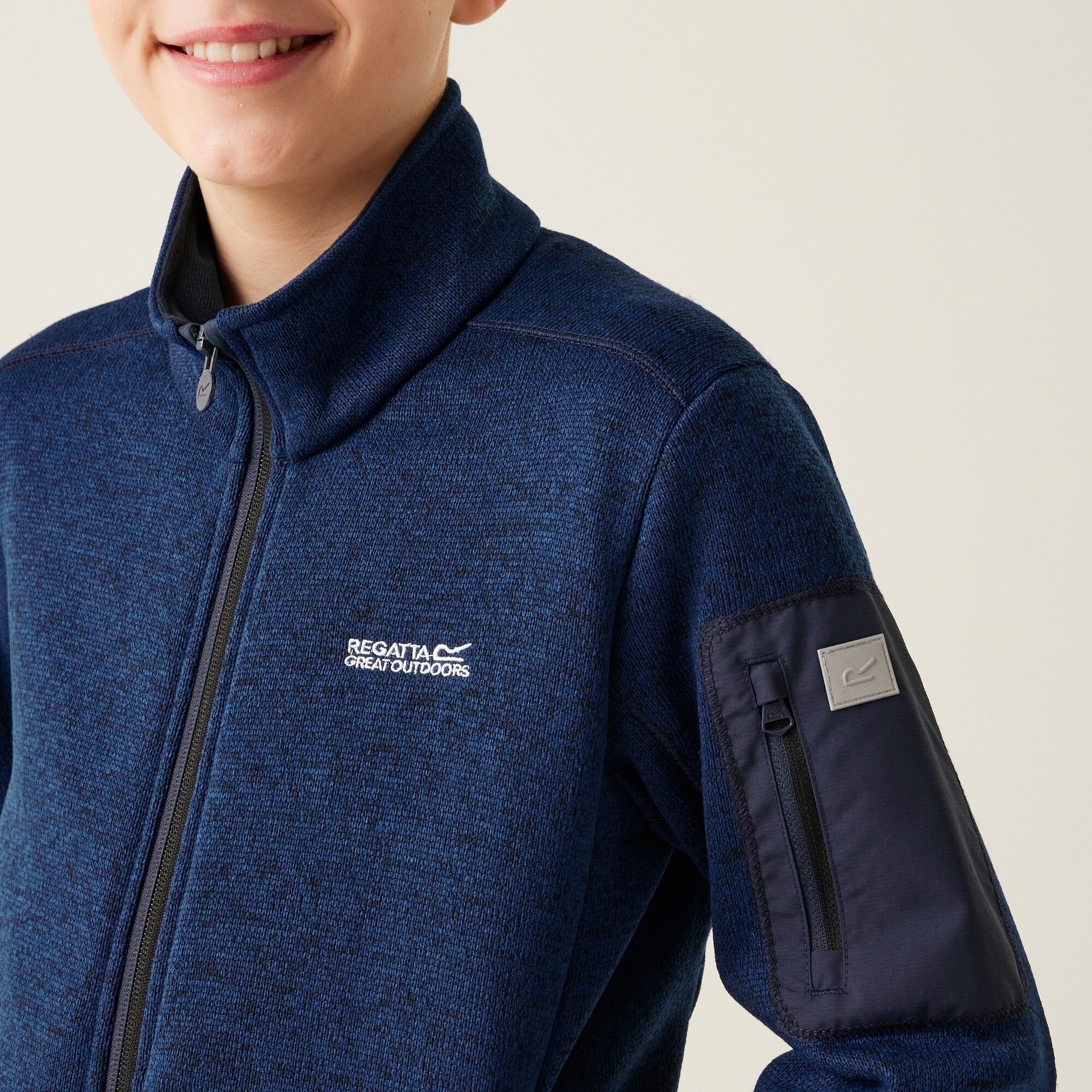 Kids' Newhill Full Zip Fleece | Navy