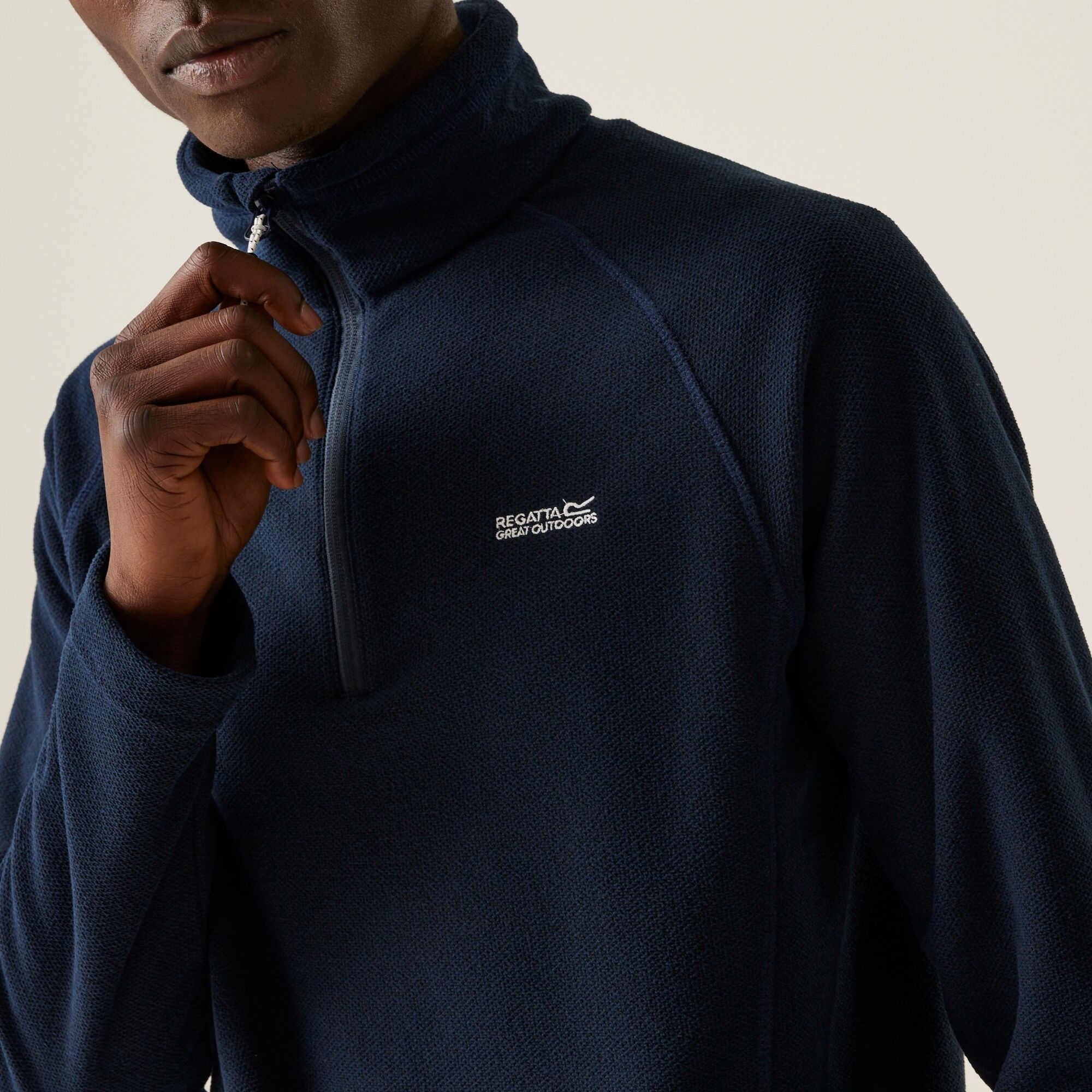 Men's Kenger Half Zip Midweight Fleece | Navy