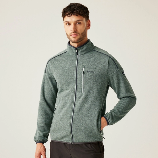 Men's Kames Full Zip Fleece | Nephrite Green Grenoble Green