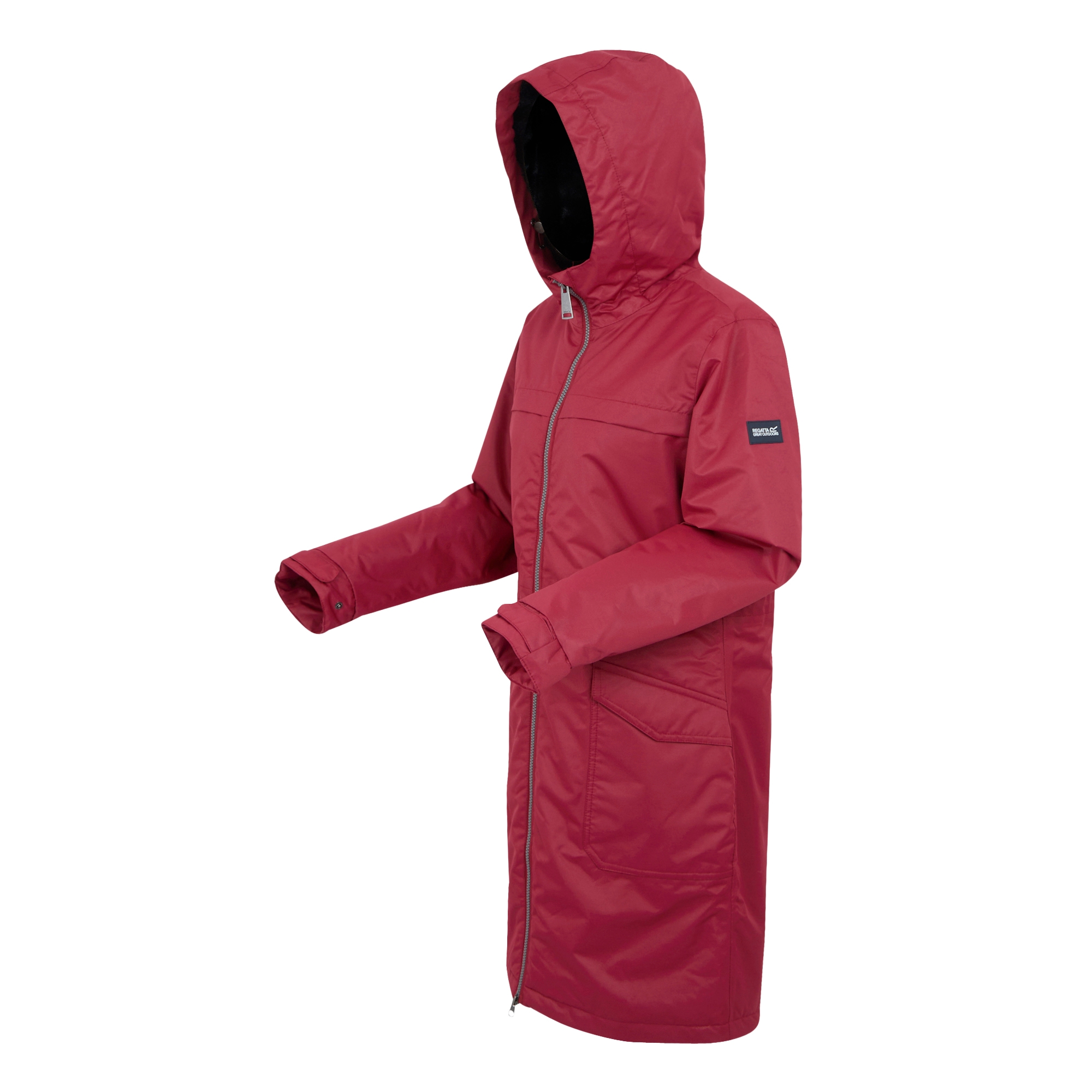 Women's Romine II Waterproof Parka Jacket | Rumba Red Black