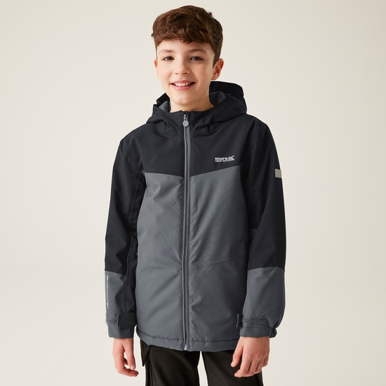 Kids' Highton V Padded Jacket | Seal Grey Black