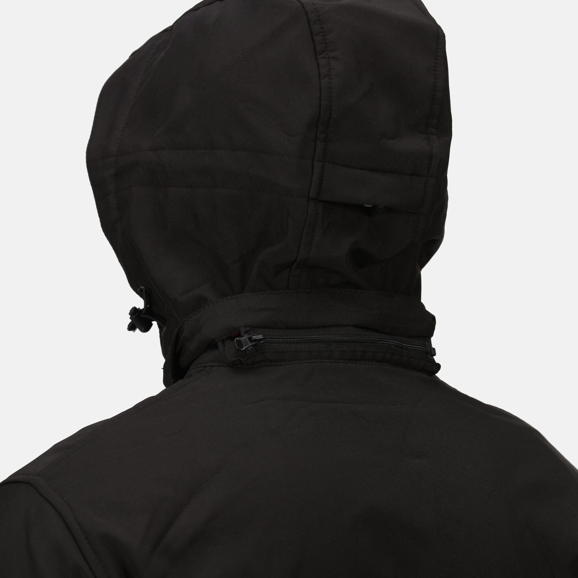 Men's Venturer 3 Layer Printable Hooded Softshell Jacket | Black Classic Red