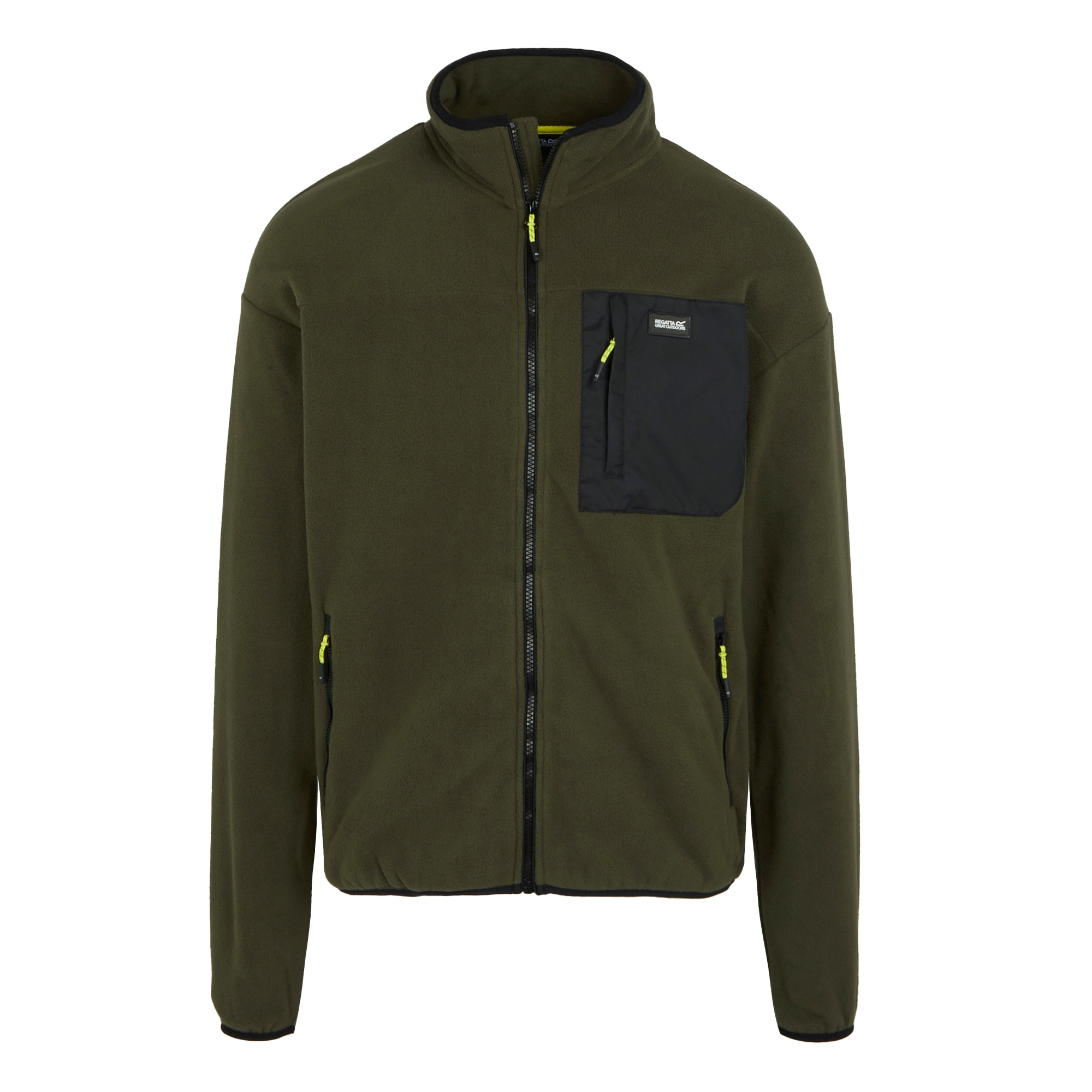Men's Frankie Full Zip Fleece | Dark Khaki