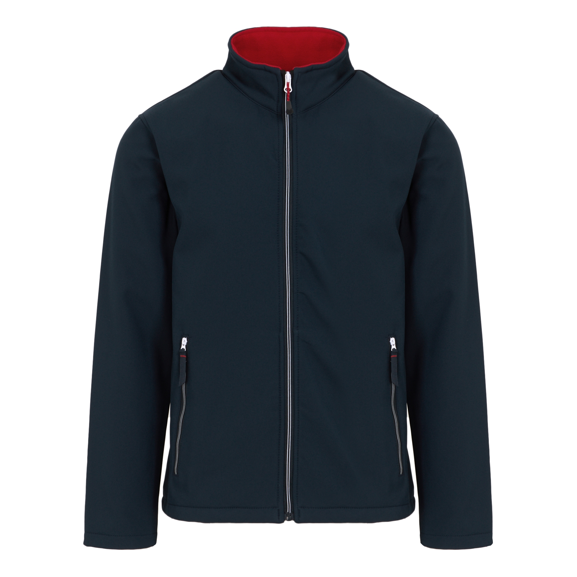 Men's Ascender 2 Layer Softshell Jacket | Navy Classic Red
