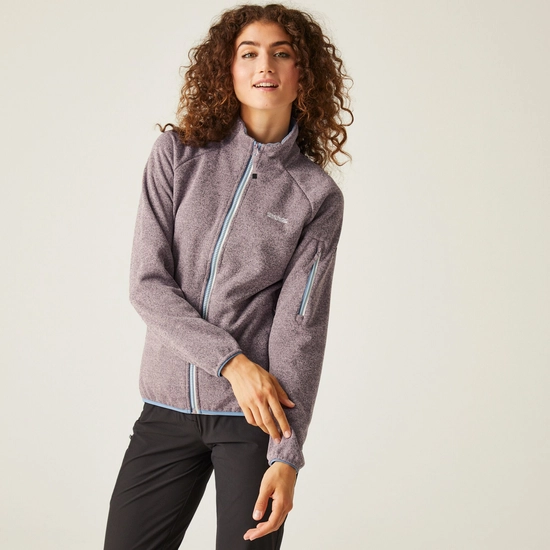 Women's Ravenhill Full Zip Fleece | Black Light Vanilla