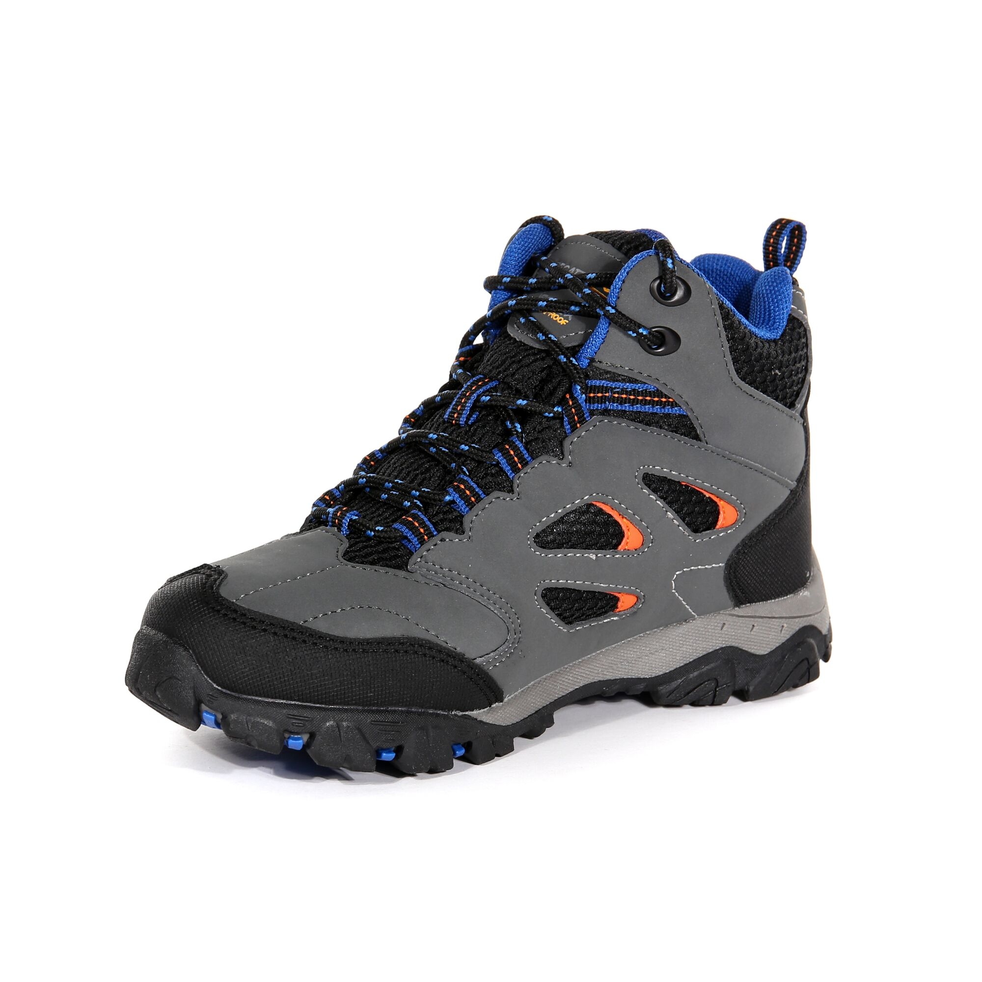 Kids' Holcombe Waterproof Mid Walking Boots | Briar Blaze Orange