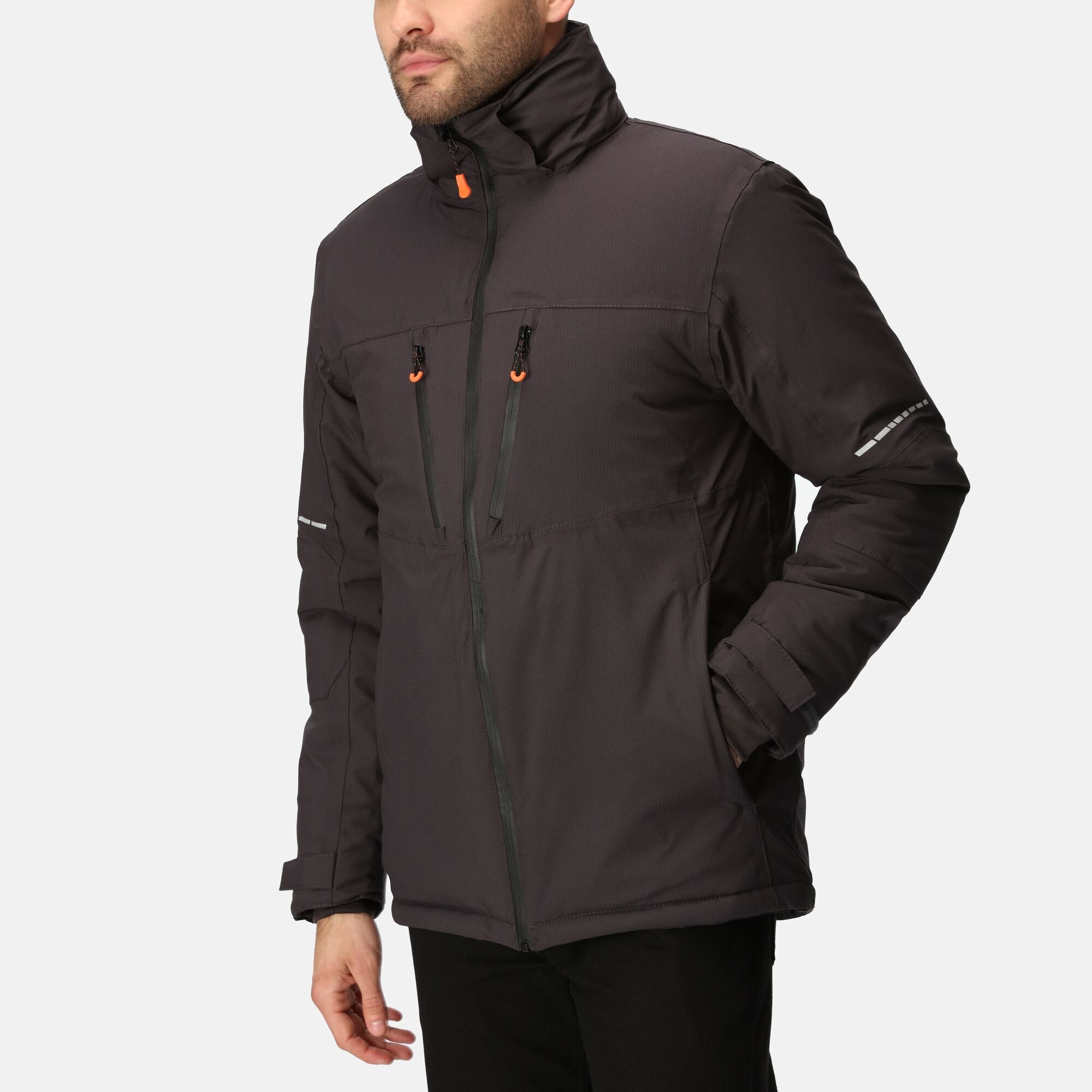 Men's X-Pro Marauder III Waterproof Insulated Jacket | Grey Black