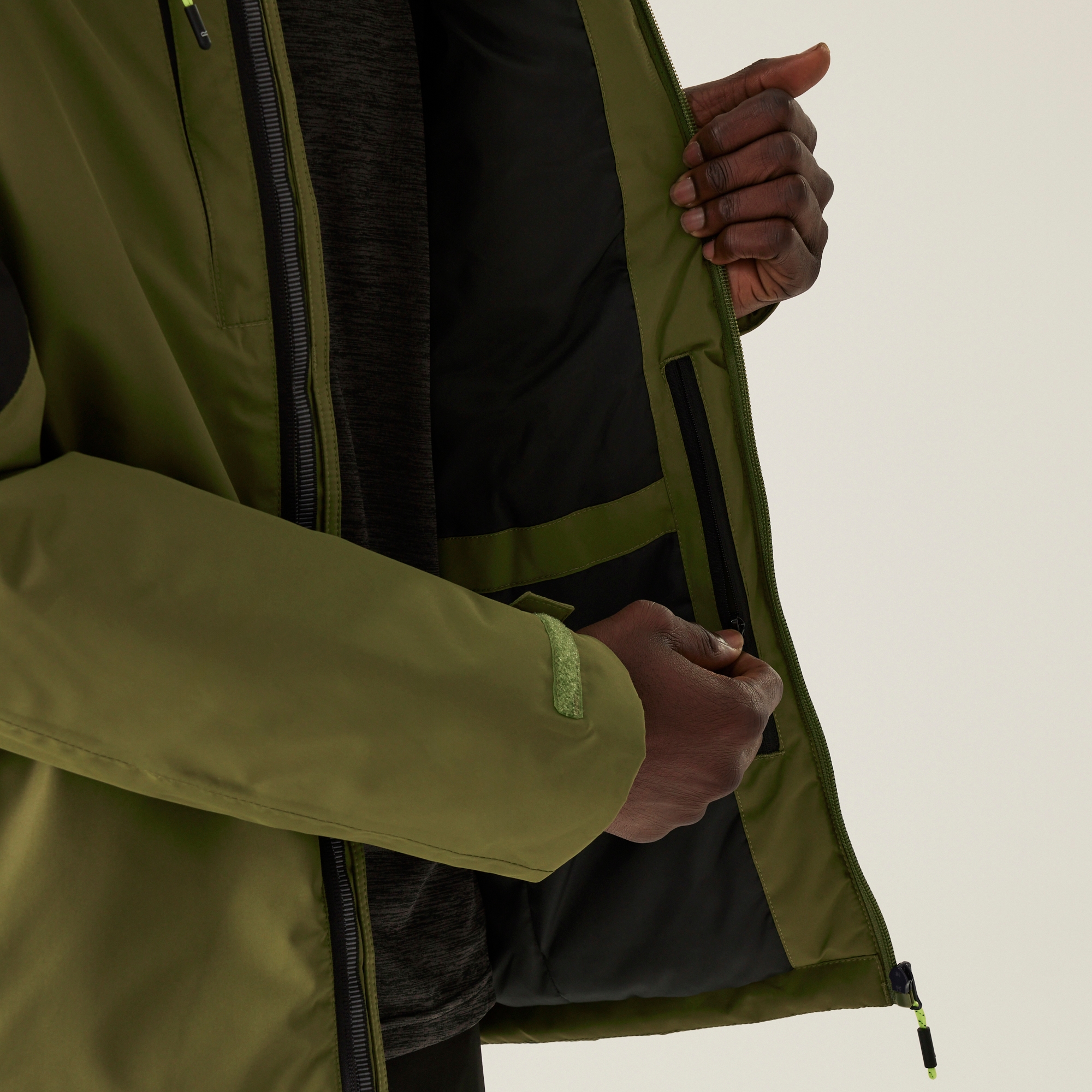 Men's Winter Calderdale II Waterproof Jacket | Nephrite Green Black