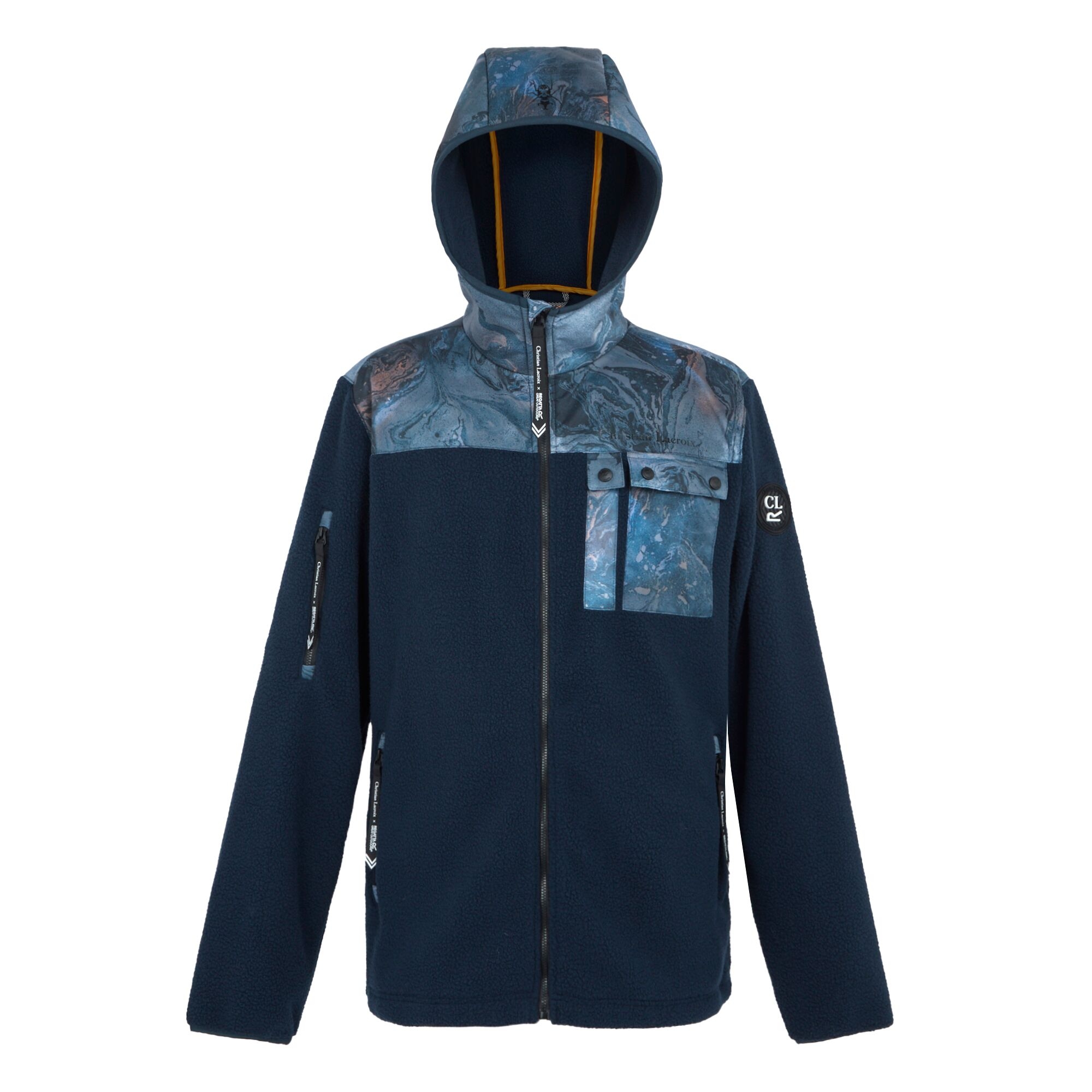 Christian Lacroix - Men's Valensoles Fleece | Navy Bain De Minuit Print