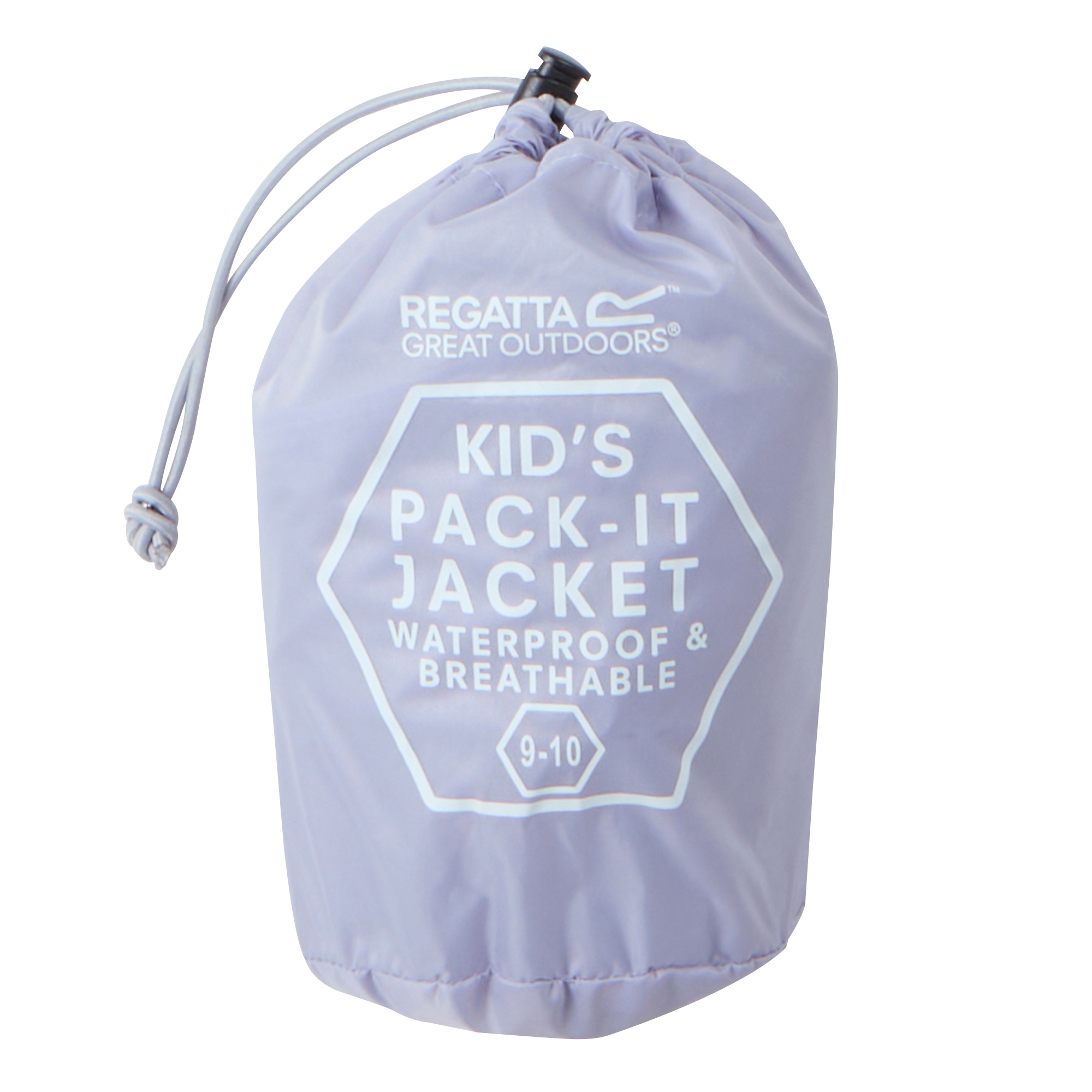 Kids' Pack It Waterproof Packaway Jacket | Lilac Thistle Lilac Hint