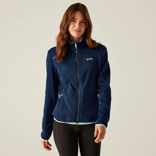 Women's Newhill II Full Zip Fleece | Nephrite Green Light Vanilla