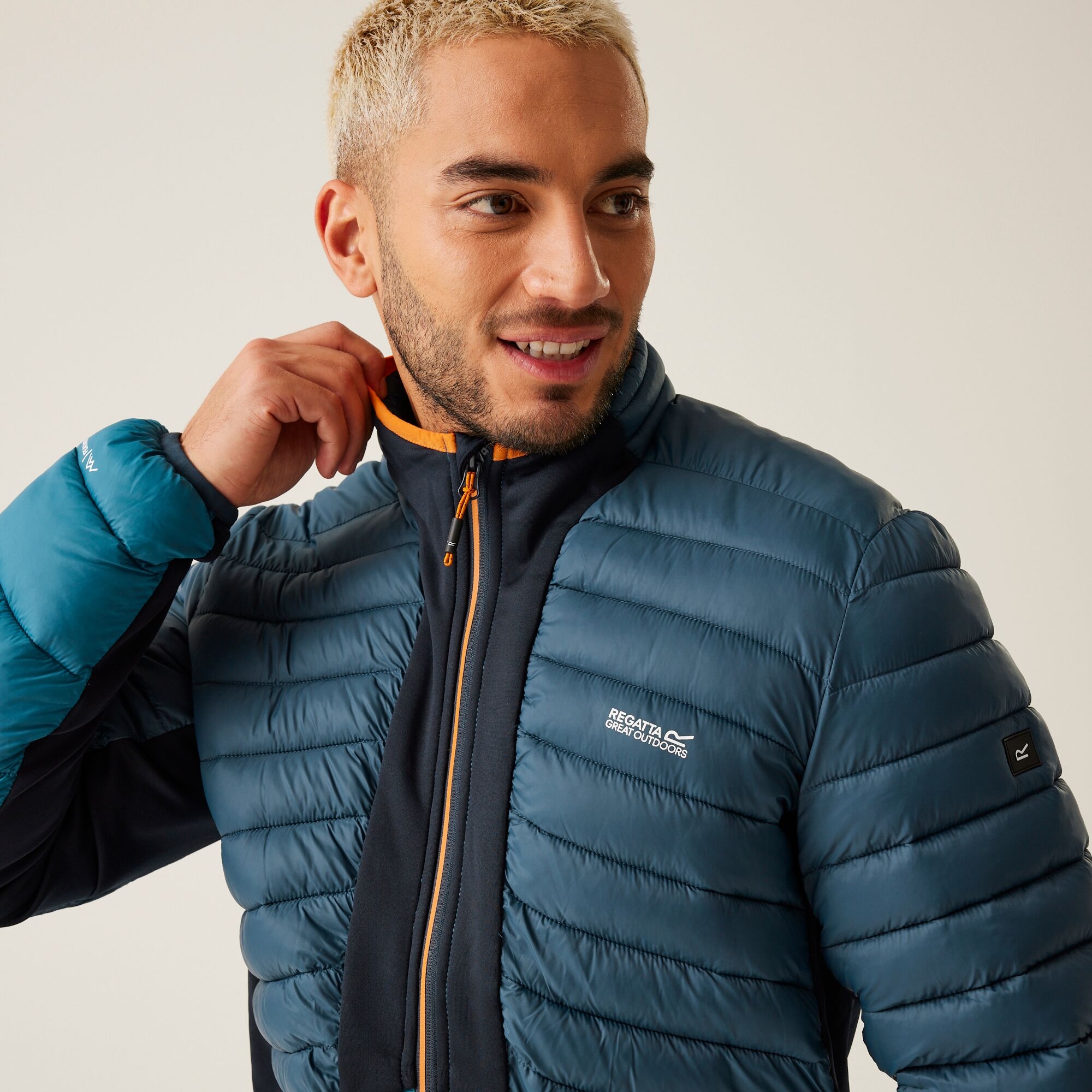 Men's Leedre Hybrid Jacket | Moonlight Denim Moroccan Blue