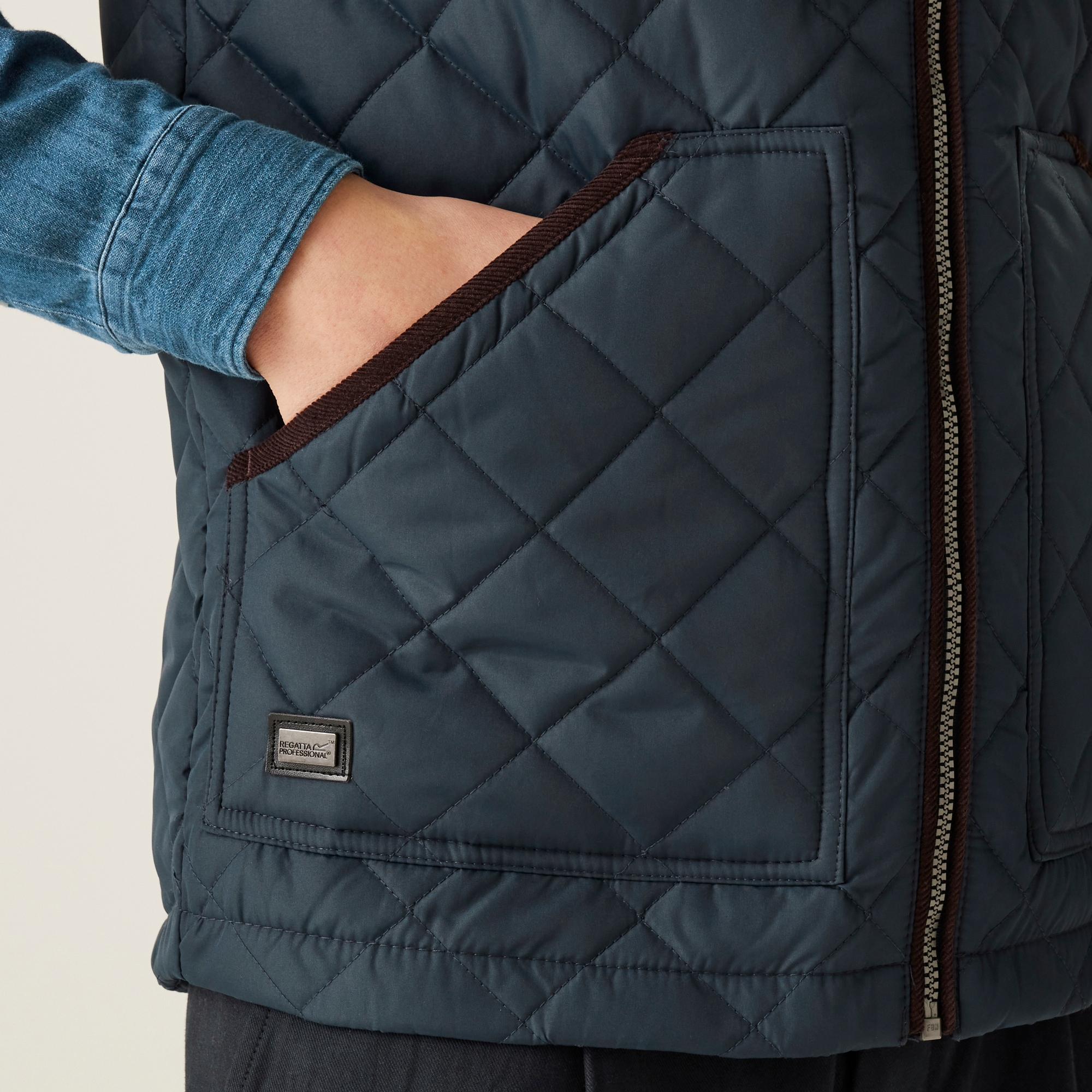 Men's Moreton Quilted Bodywarmer | Navy