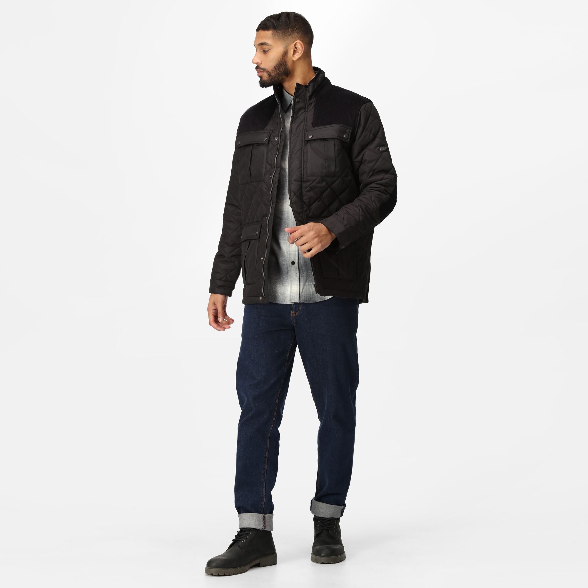 Men's Padbury Quilted Jacket | Black