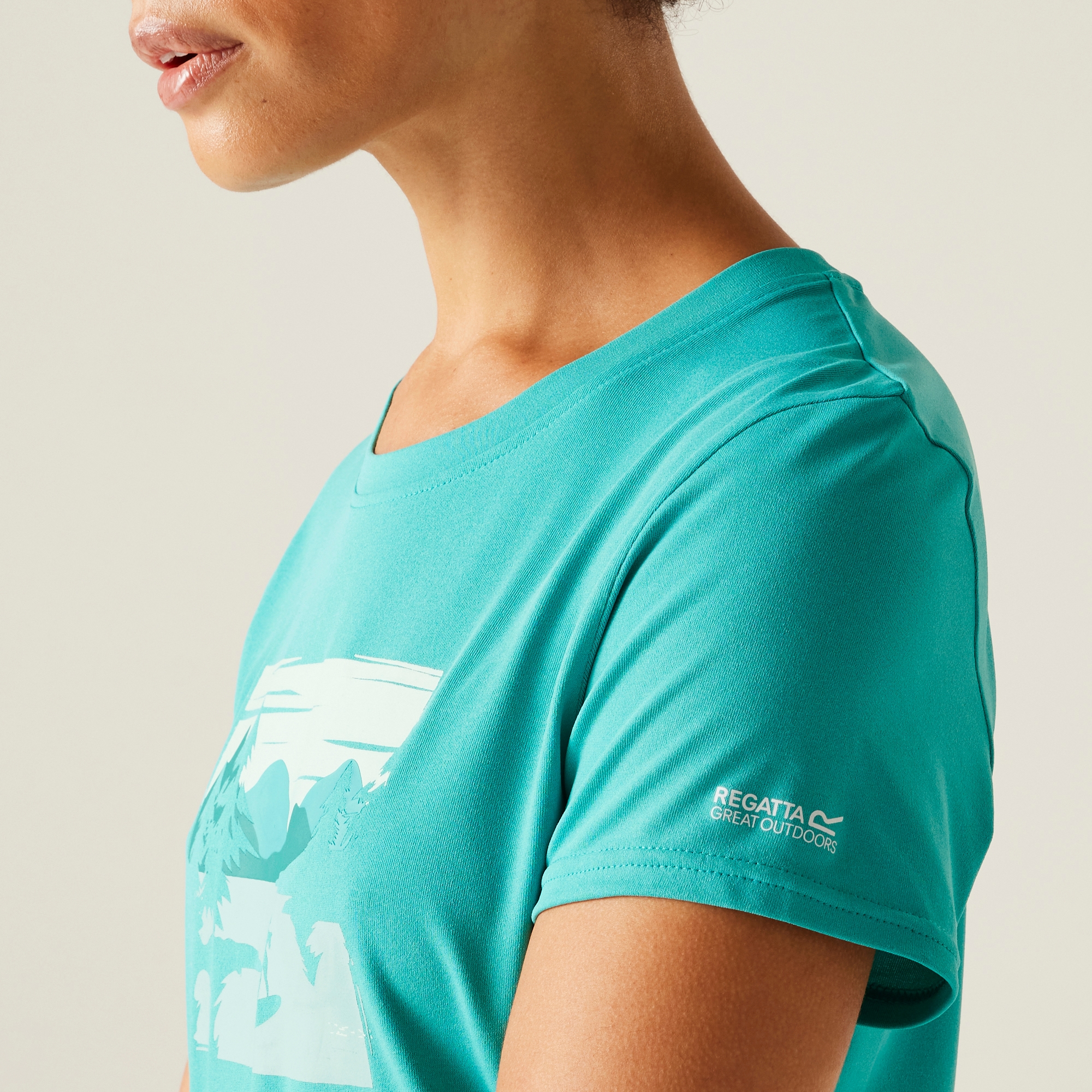 Women's Fingal Stretch T-Shirt | Turquoise