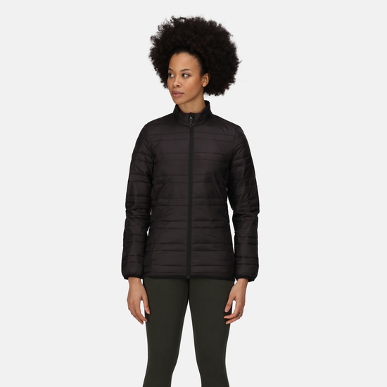 Women's Firedown Baffled Quilted Jacket | Black