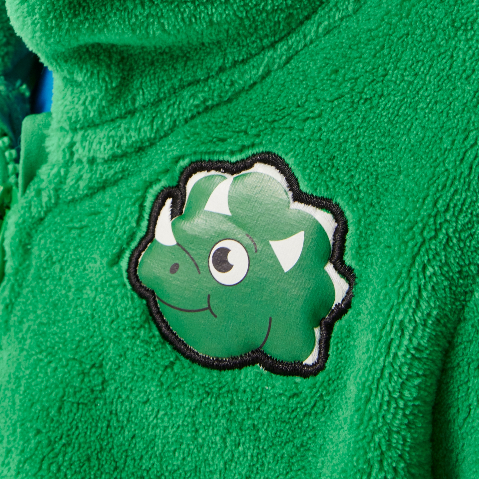 Kids' Animal Full Zip Fleece | Stompy the Dinosaur Jelly Bean