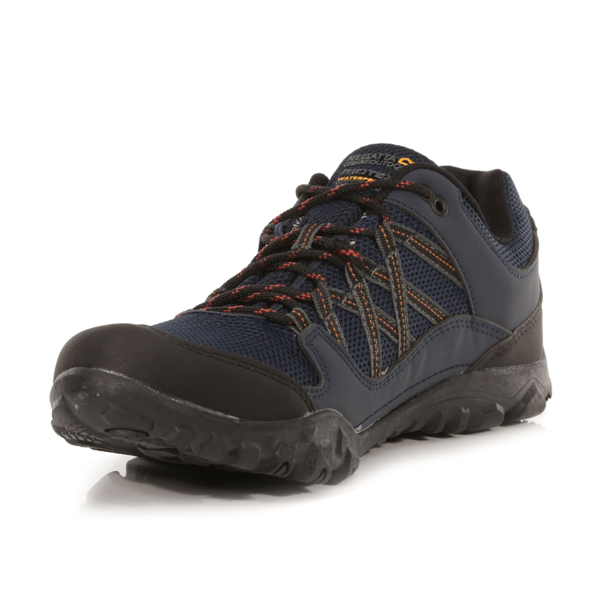 Men's Edgepoint III Waterproof Walking Shoes | Navy Burnt Umber