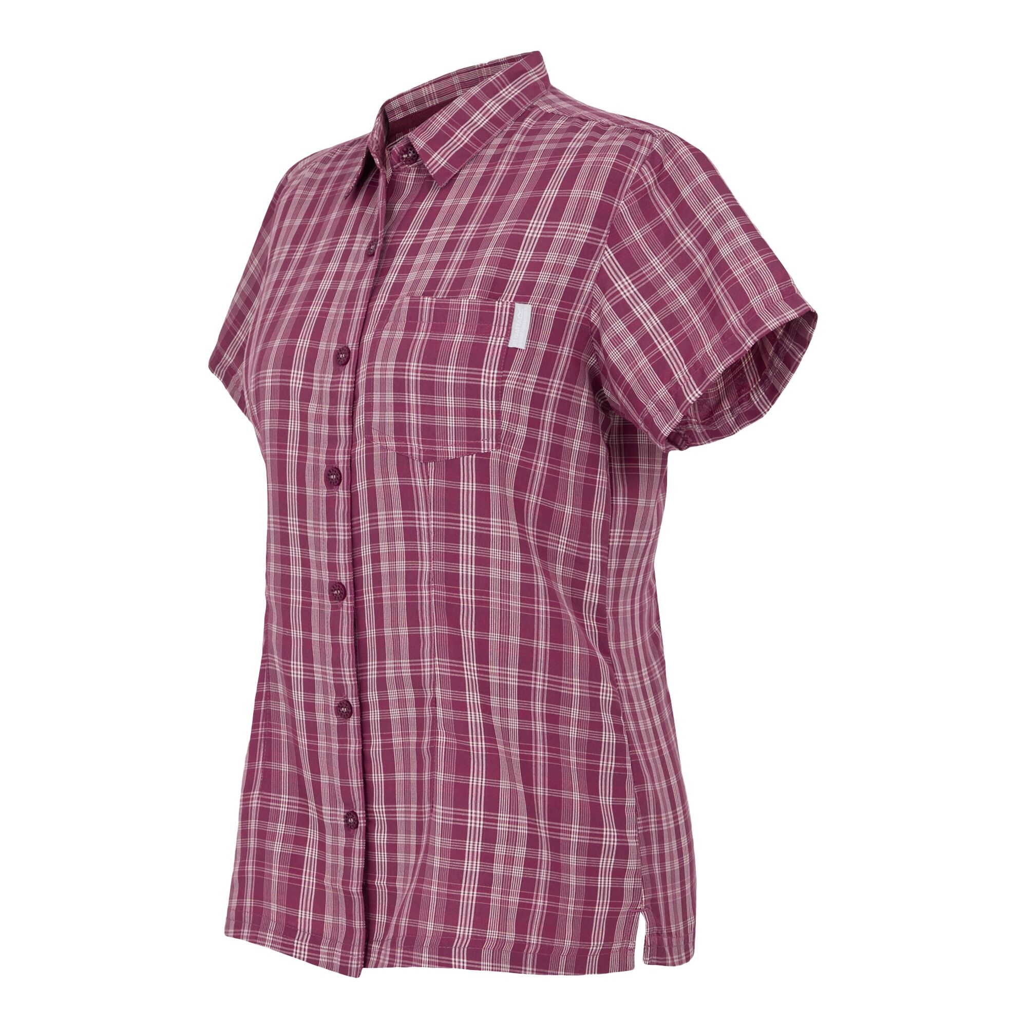 Women's Mindano VIII Short Sleeve Shirt | Beaujolais Check